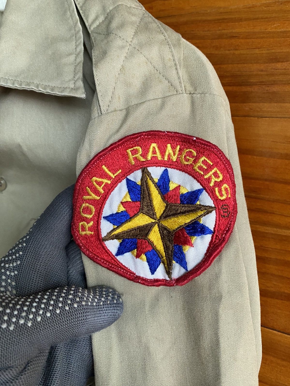 Dickies Vintage Dickies Royal Rangers Uniform Shirt Beige Khaki Size US L / EU 52-54 / 3 - 5 Thumbnail