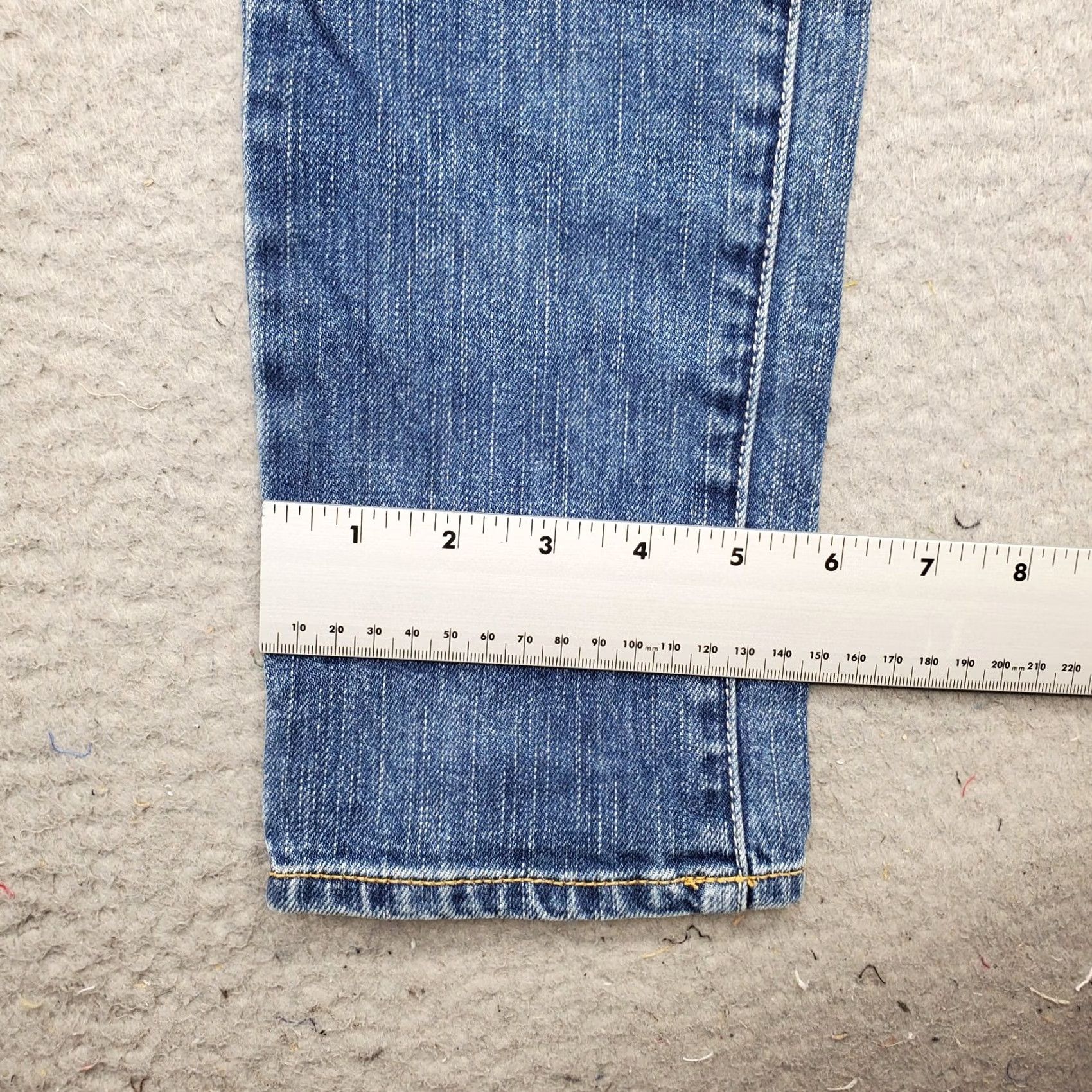American Eagle Outfitters American Eagle Outfitters Skinny Jeans Womens Size 2 Blue Denim Stretch Whiskered Pocketed 5-Pocket Design Jeans Womens 2 Blue Denim Stretch Size 26" / US 2 / IT 38 - 5 Thumbnail