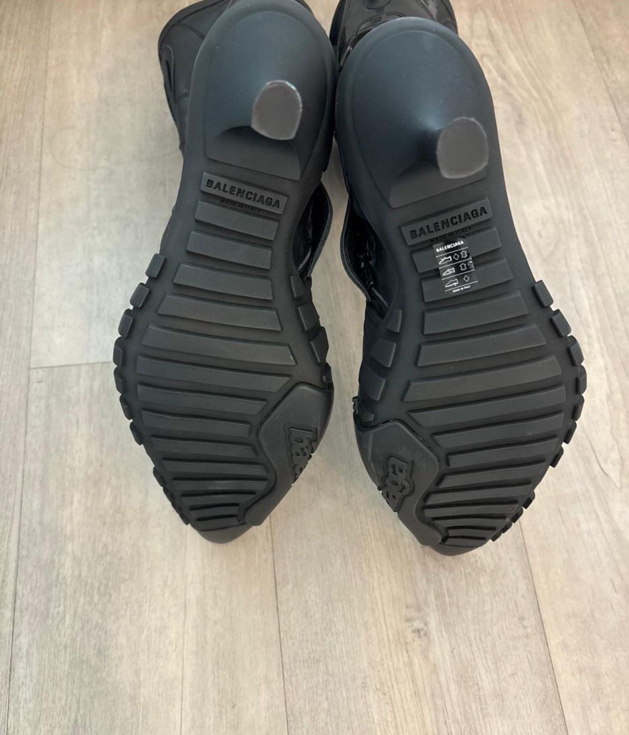 Balenciaga 🔥$4.9K VALUE🔥 Black Leather Biker Boots Size US 11 / IT 41 - 9 Thumbnail