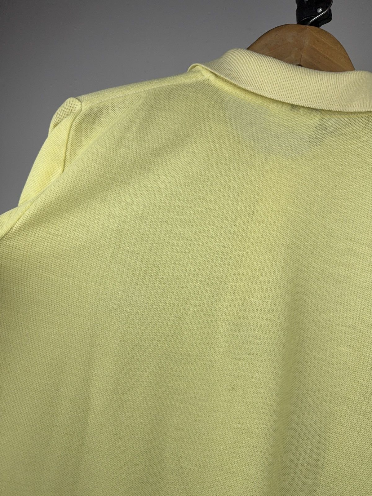 Lacoste Retro 80s Chemise Lacoste Polo Shirt Yellow Made in France Size US S / EU 44-46 / 1 - 17 Thumbnail