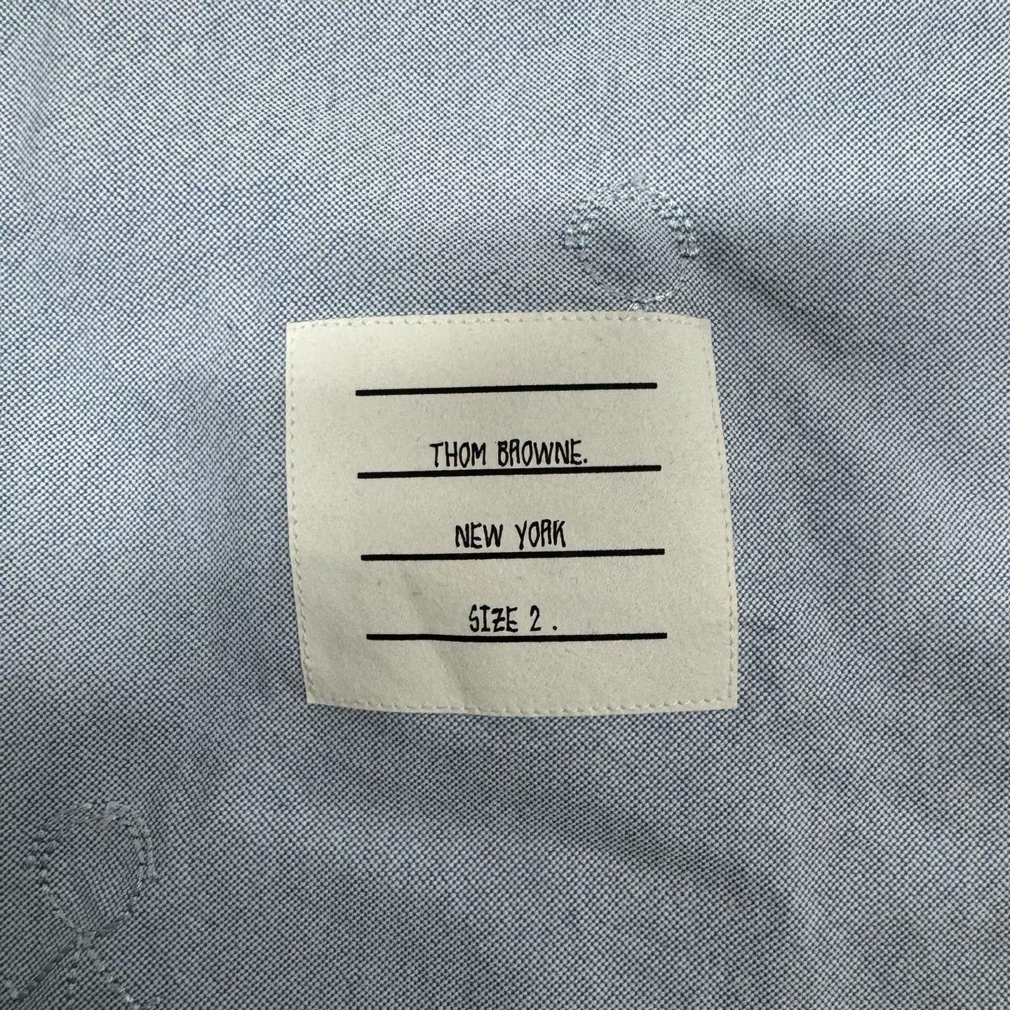 Thom Browne thom browne long sleeve shirt with embroidery Size US M / EU 48-50 / 2 - 5 Thumbnail