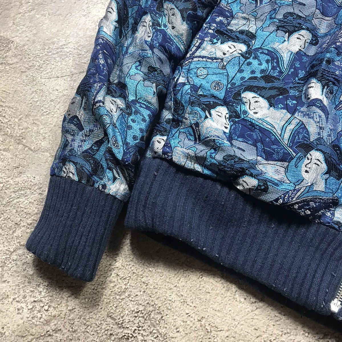 Vintage Vintage 90s Y2K All Over Print Quilted Hoodie Streetwear M Size M / US 6-8 / IT 42-44 - 4 Thumbnail
