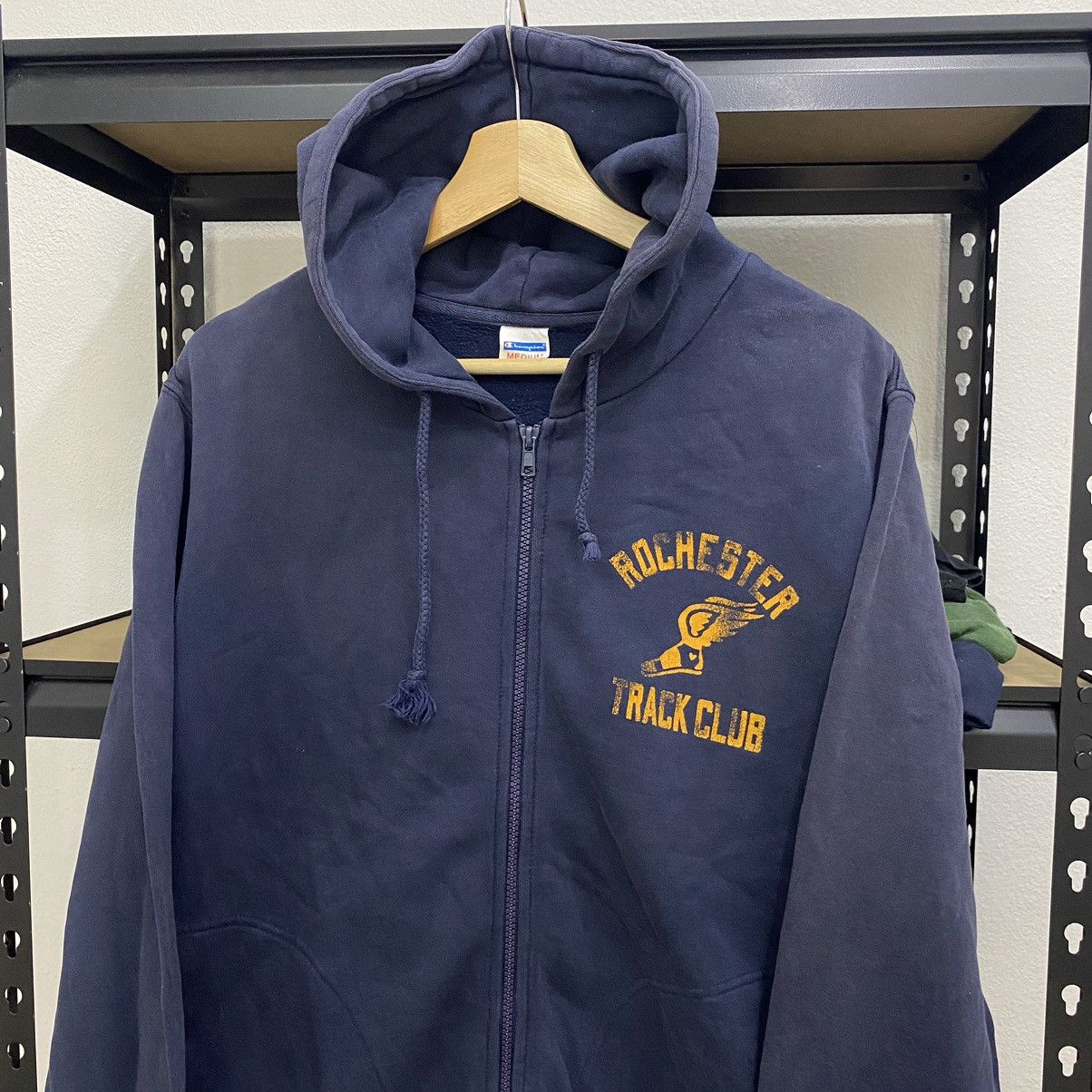 Champion × Vintage Vintage Champion Hoodie Full Zip Track Club❗️ Size US M / EU 48-50 / 2 - 7 Thumbnail