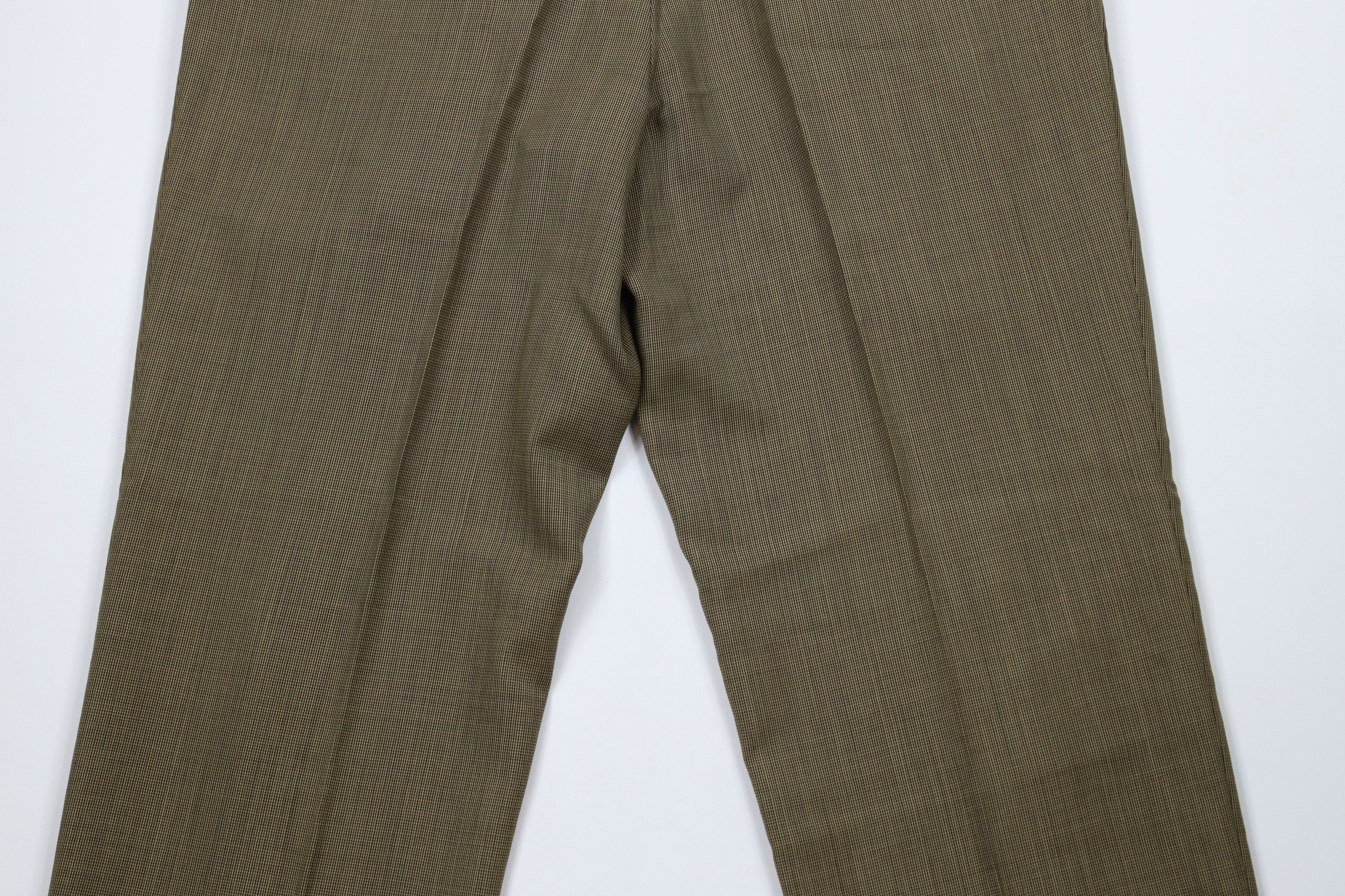 Ralph Lauren × Vintage Vintage 90s Ralph Lauren Pleated Wide Leg Chino Pants Beige Size US 36 / EU 52 - 12 Thumbnail