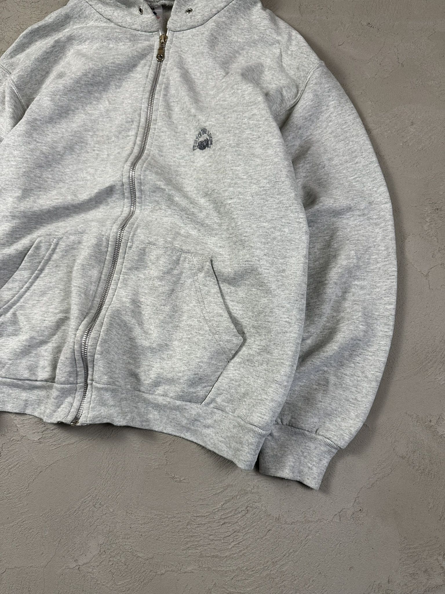 Fruit Of The Loom 90s Vintage Fruit Of The Loom Zip Basic Hoodie Size US L / EU 52-54 / 3 - 5 Thumbnail