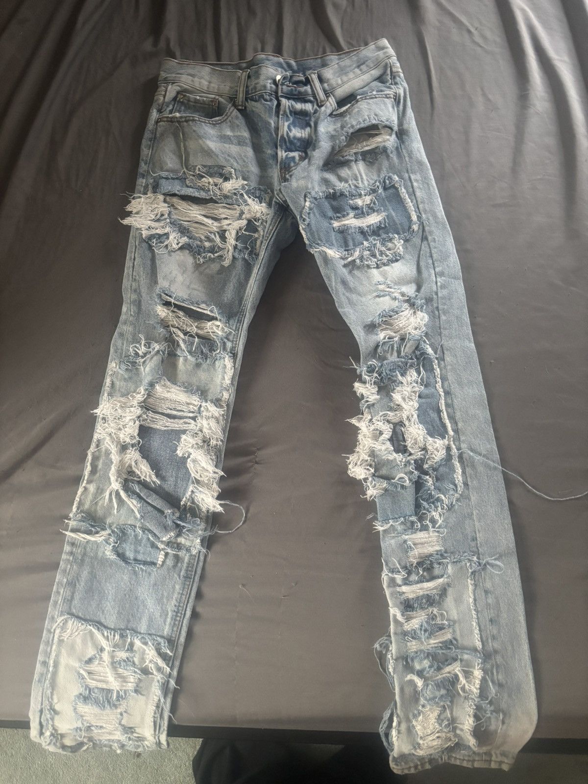 MNML MNML Ripped jeans Size US 29 - 1 Thumbnail