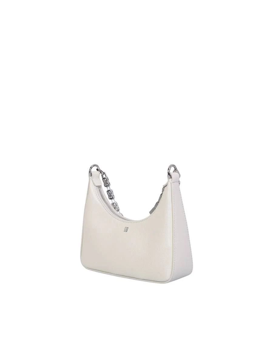 Givenchy o1srvl11e0724 Size: OS / Mini Leather Hobo Bag in White Size ONE SIZE - 4 Thumbnail