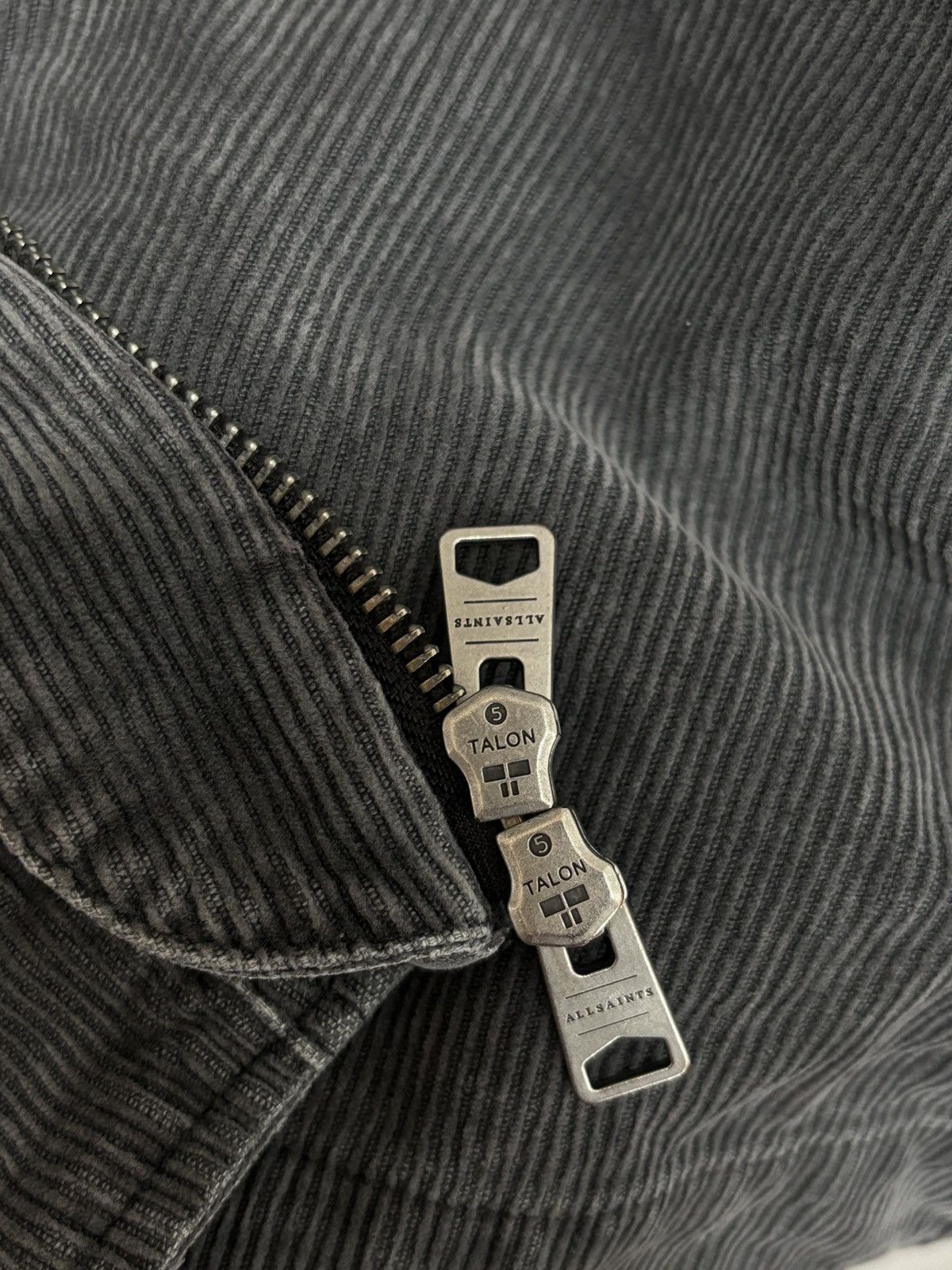 Allsaints AllSaints Vintage Corduroy Zip Up Light Bomber Jacket Rare Size US L / EU 52-54 / 3 - 7 Thumbnail