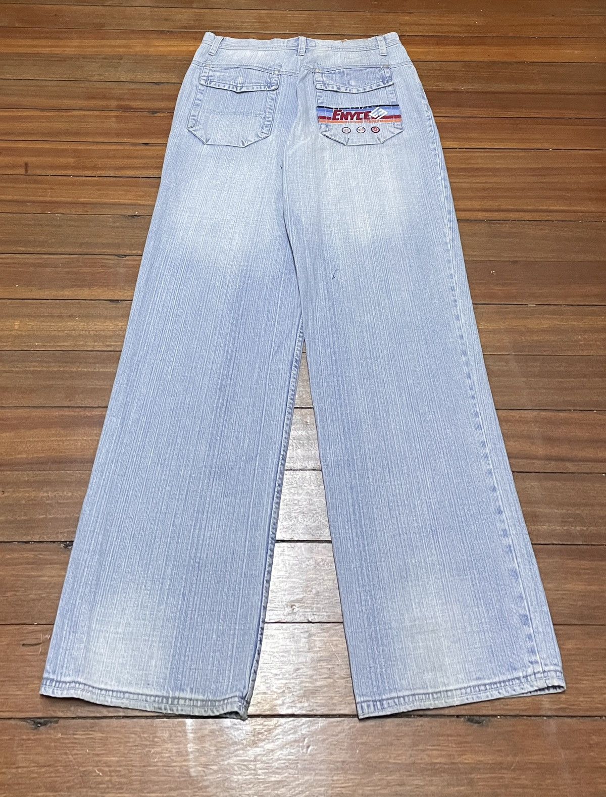 Enyce × Vintage Rare Design Vintage Enyce Skater Hiphop Baggy Jeans 1990s Size US 36 / EU 52 - 2 Thumbnail