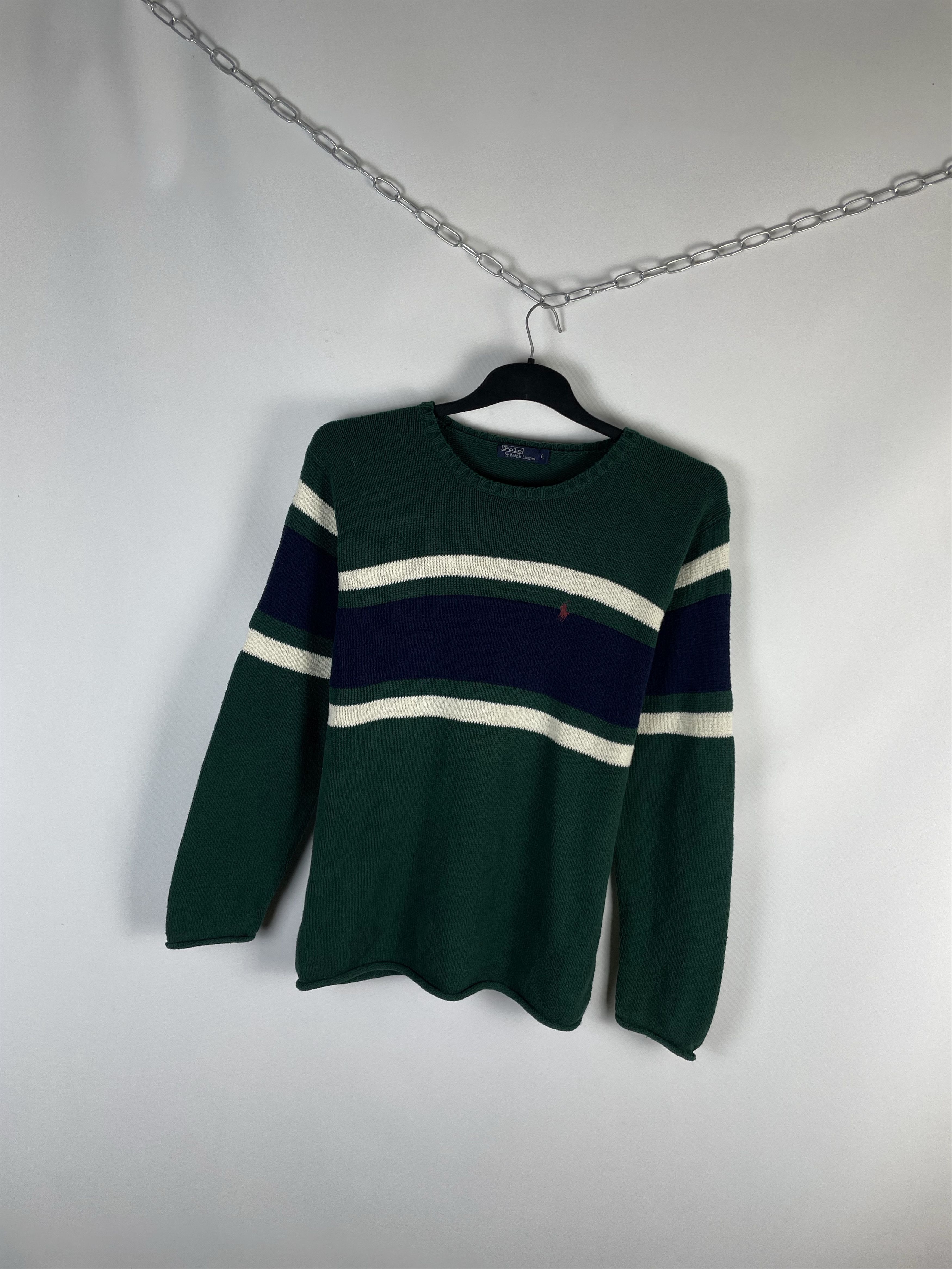 Polo Ralph Lauren × Vintage Vintage Polo Ralph Lauren Knit Sweater Size US L / EU 52-54 / 3 - 2 Thumbnail