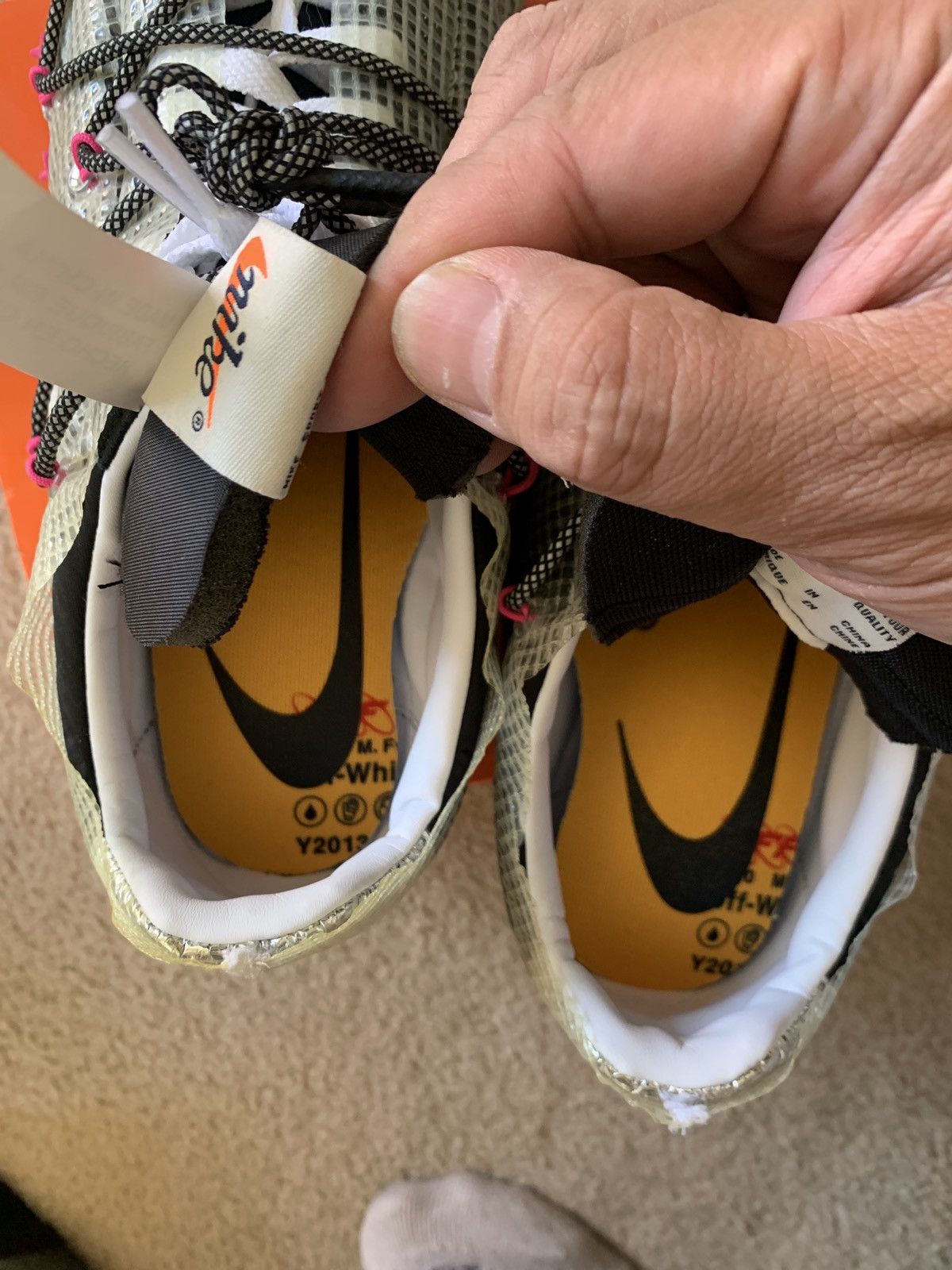 Nike × Off-White Waffle Racer Size US 11.5 / EU 44-45 - 3 Thumbnail