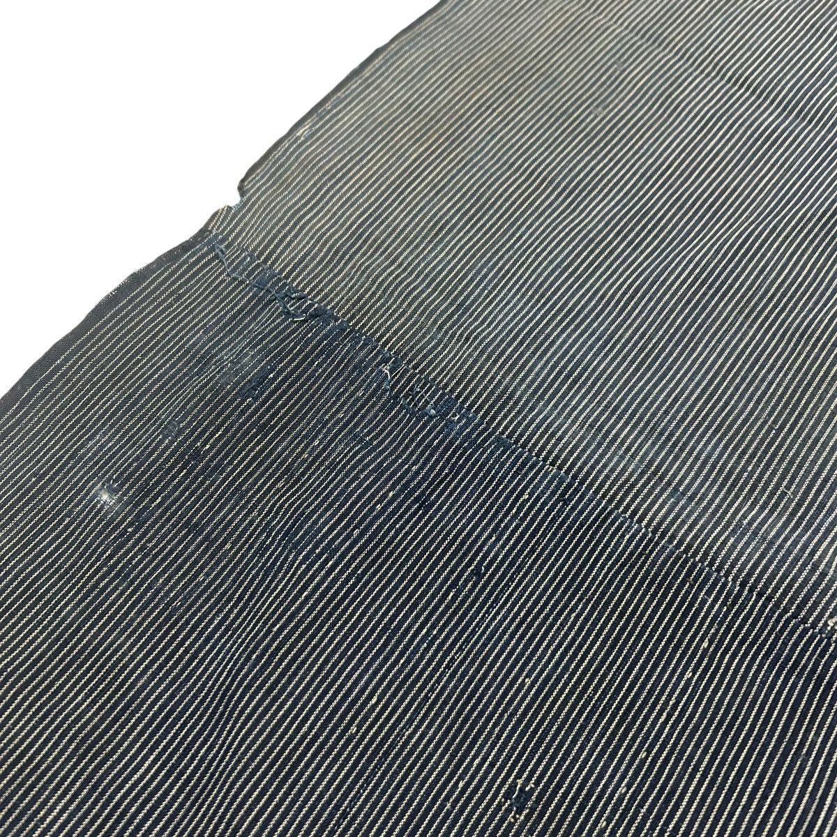 Japanese Brand 321 1930s BORO Japanese Indigo Fabric Vintage Cloth Kimono Size ONE SIZE - 5 Thumbnail