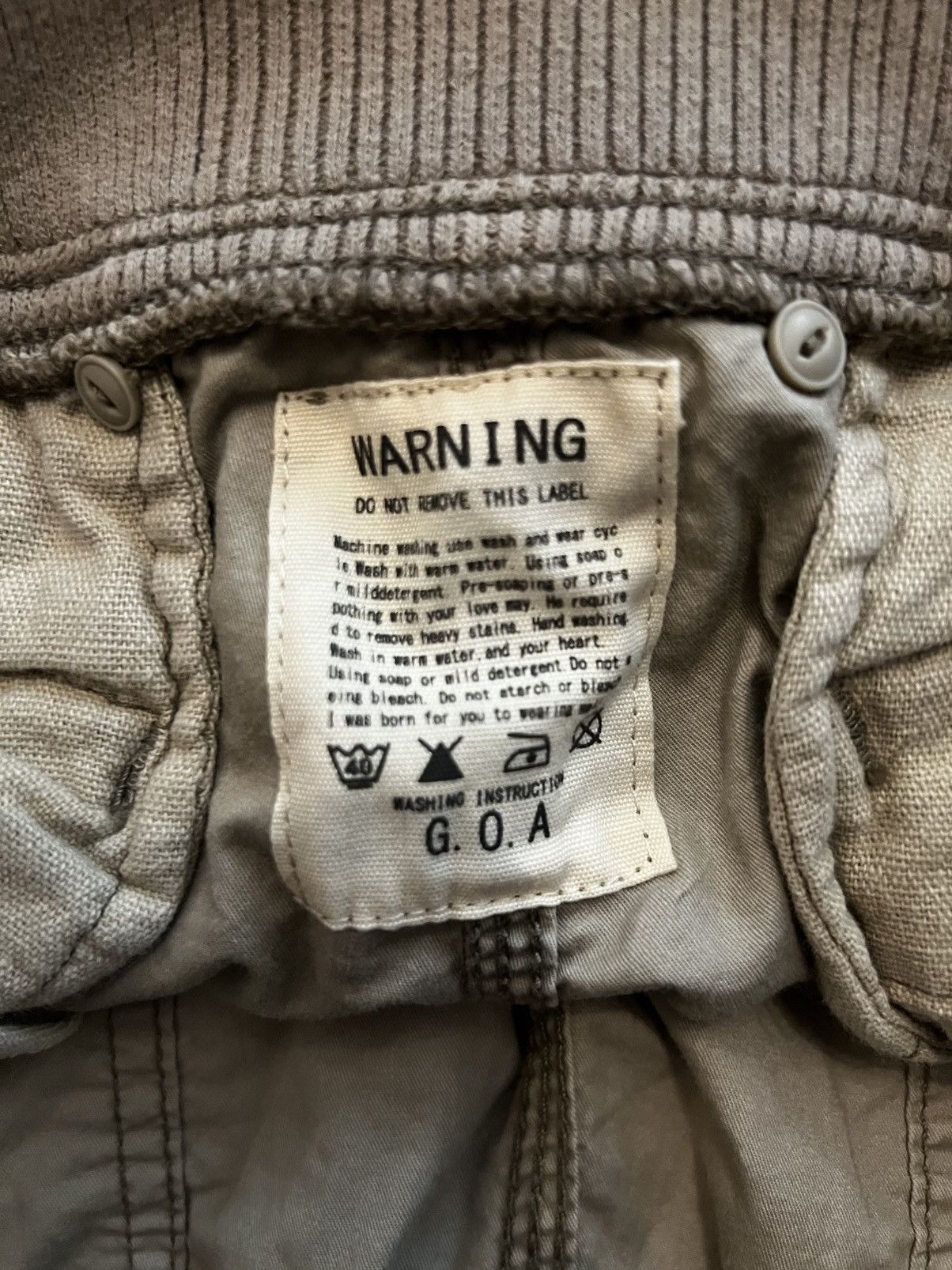 Japanese Brand G.O.A military cargos Size US 28 / EU 44 - 8 Thumbnail