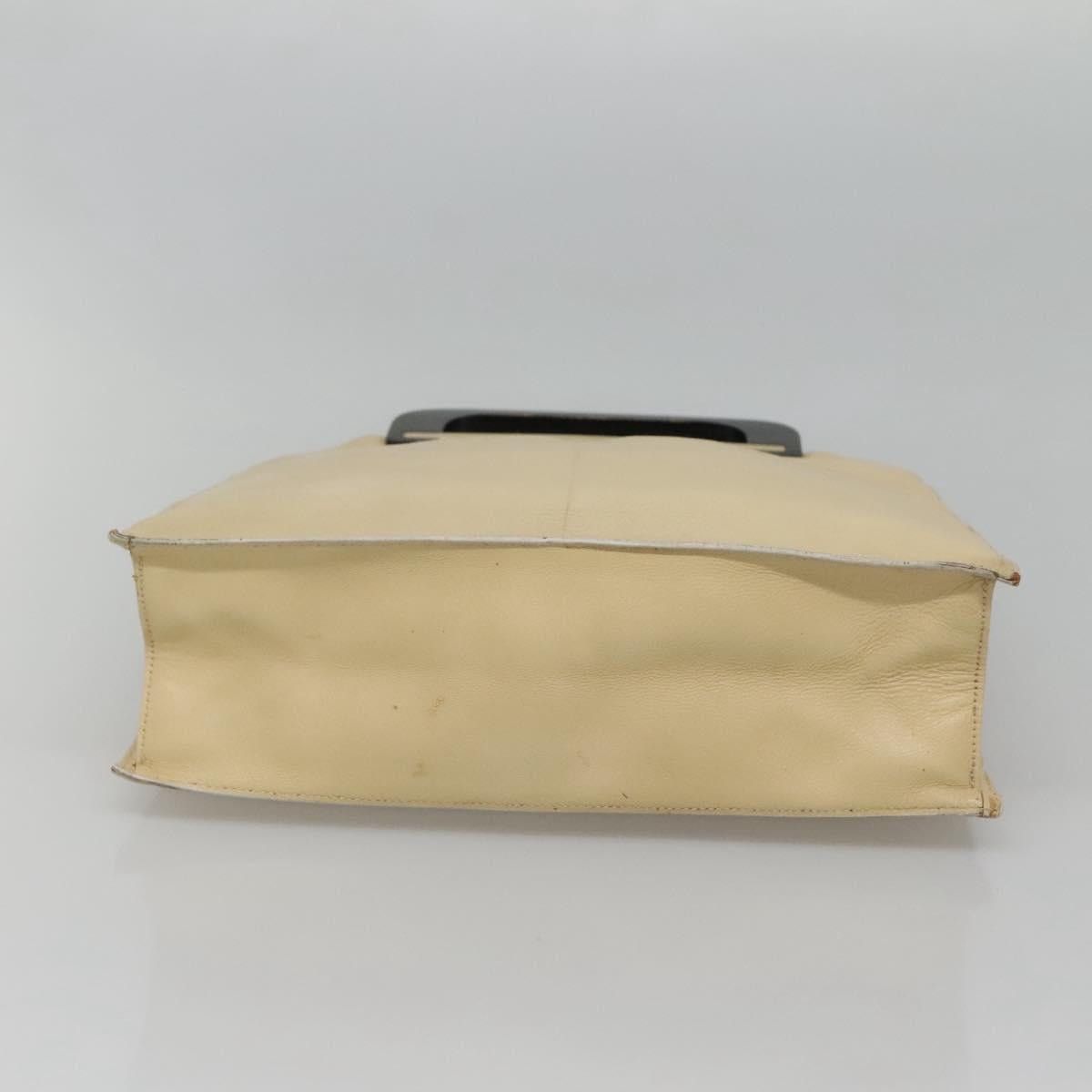 Gucci GUCCI Hand Bag Leather Beige Gold Size ONE SIZE - 9 Thumbnail