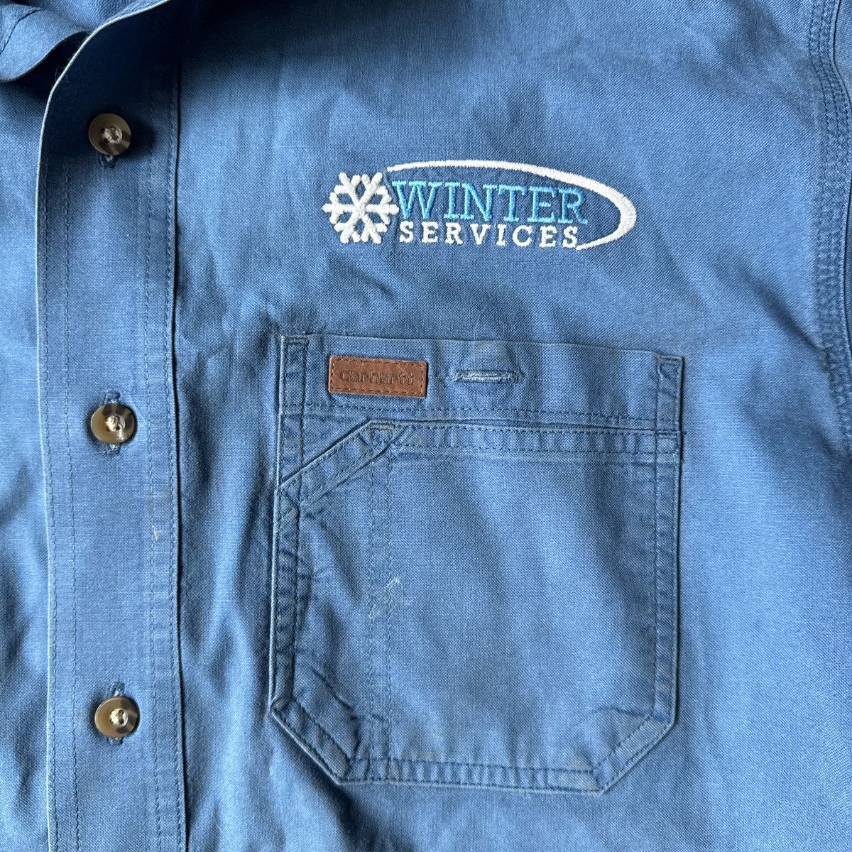 Carhartt Blue Vintage 90s Carhartt size Large Size US L / EU 52-54 / 3 - 3 Thumbnail