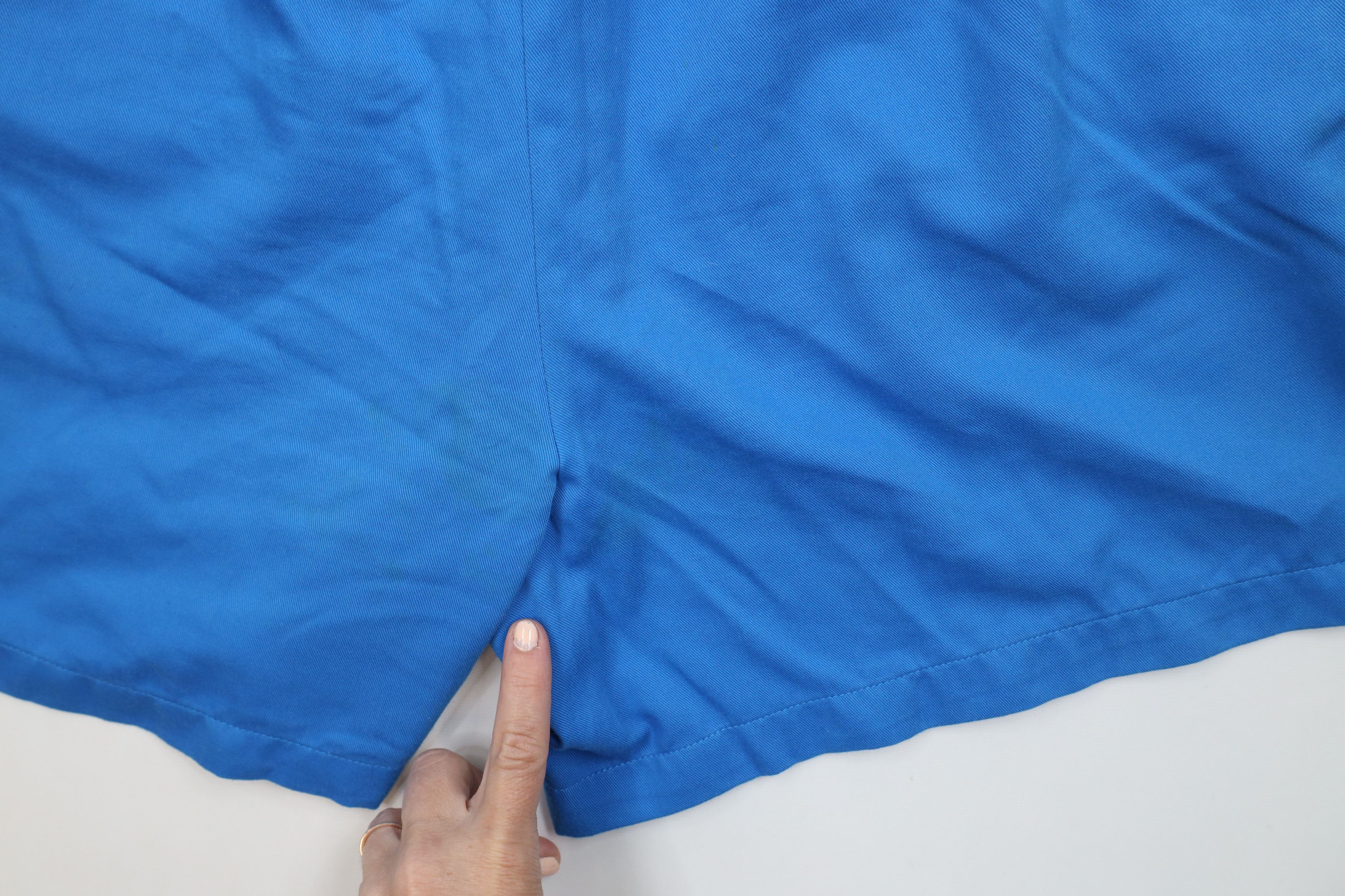 Vintage Vintage 90s Streetwear Blank Above Knee Shorts Blue Cotton Size US 36 / EU 52 - 11 Thumbnail