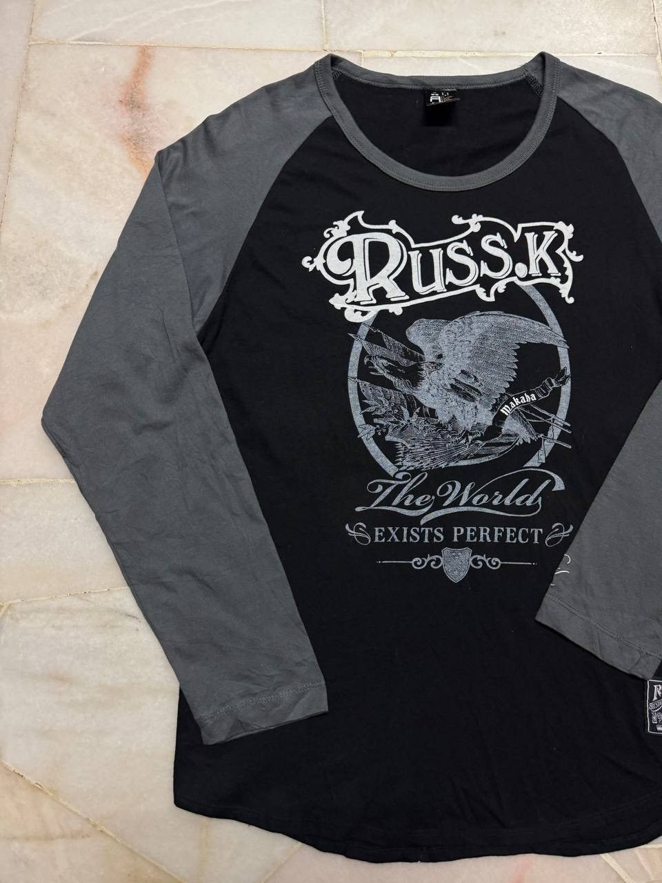 Japanese Brand Vintage Russ.K Makaha Punk The World Seditionaries Tshirt Size US L / EU 52-54 / 3 - 3 Thumbnail
