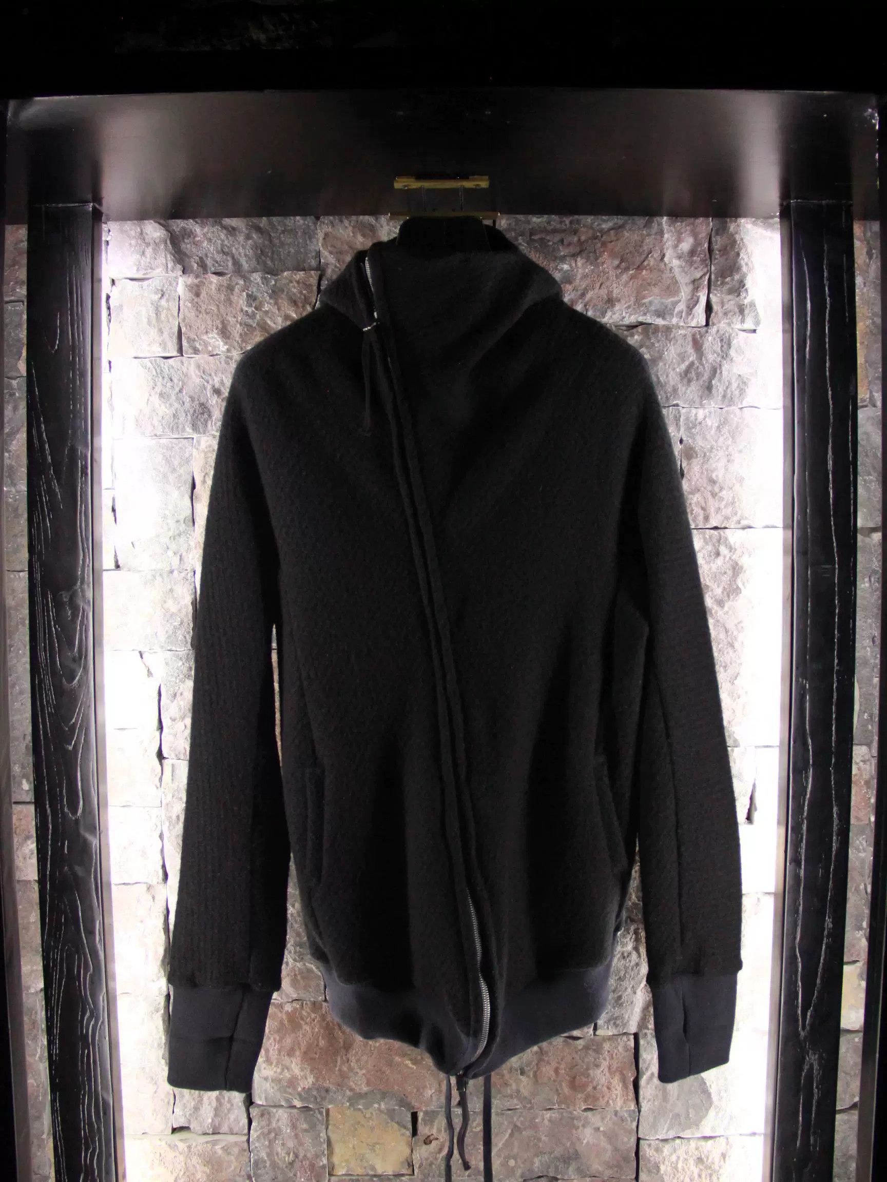 Boris Bidjan Saberi Boris Bidjan Saberi Black Hoodie Men m Size US M / EU 48-50 / 2 - 1 Thumbnail