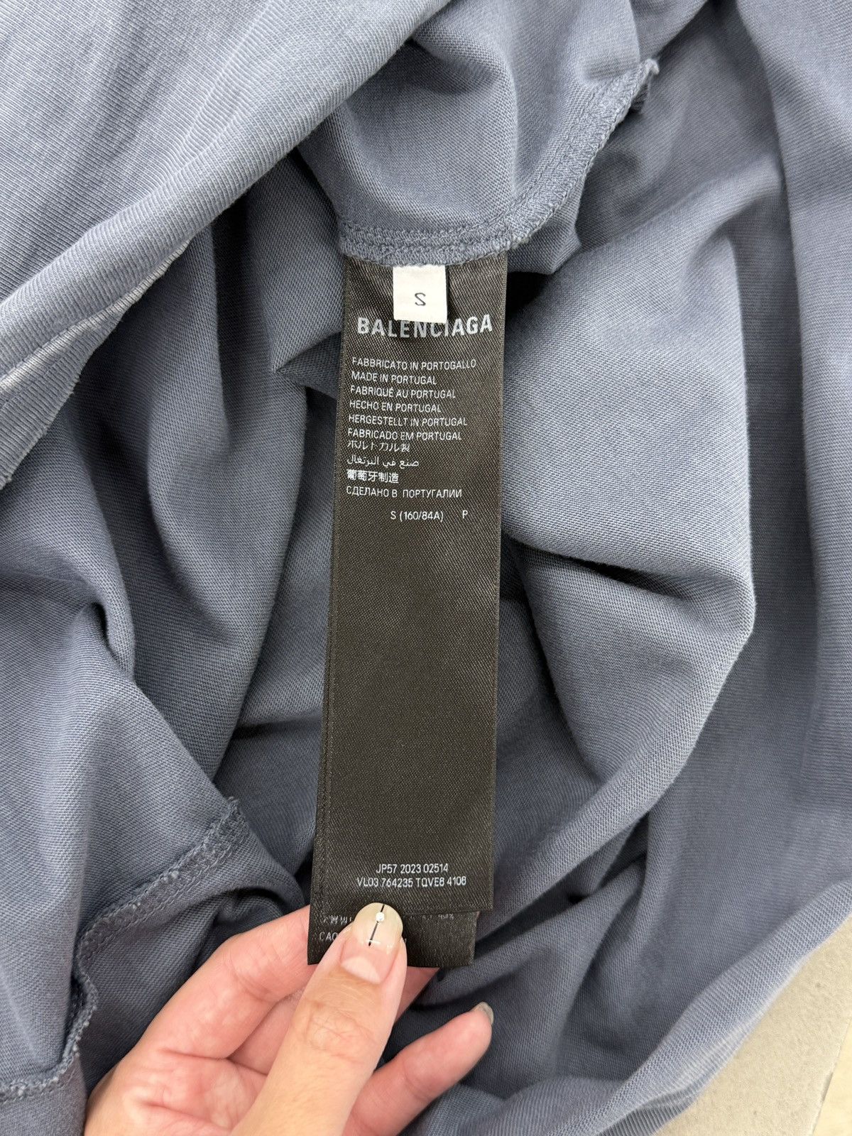 Balenciaga Balenciaga 24ss Now Buy Now Black Washed T-shirt Size US S / EU 44-46 / 1 - 7 Thumbnail
