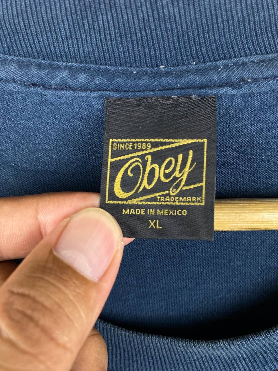 Obey obey propaganda big logo back tee Size US XL / EU 56 / 4 - 4 Thumbnail