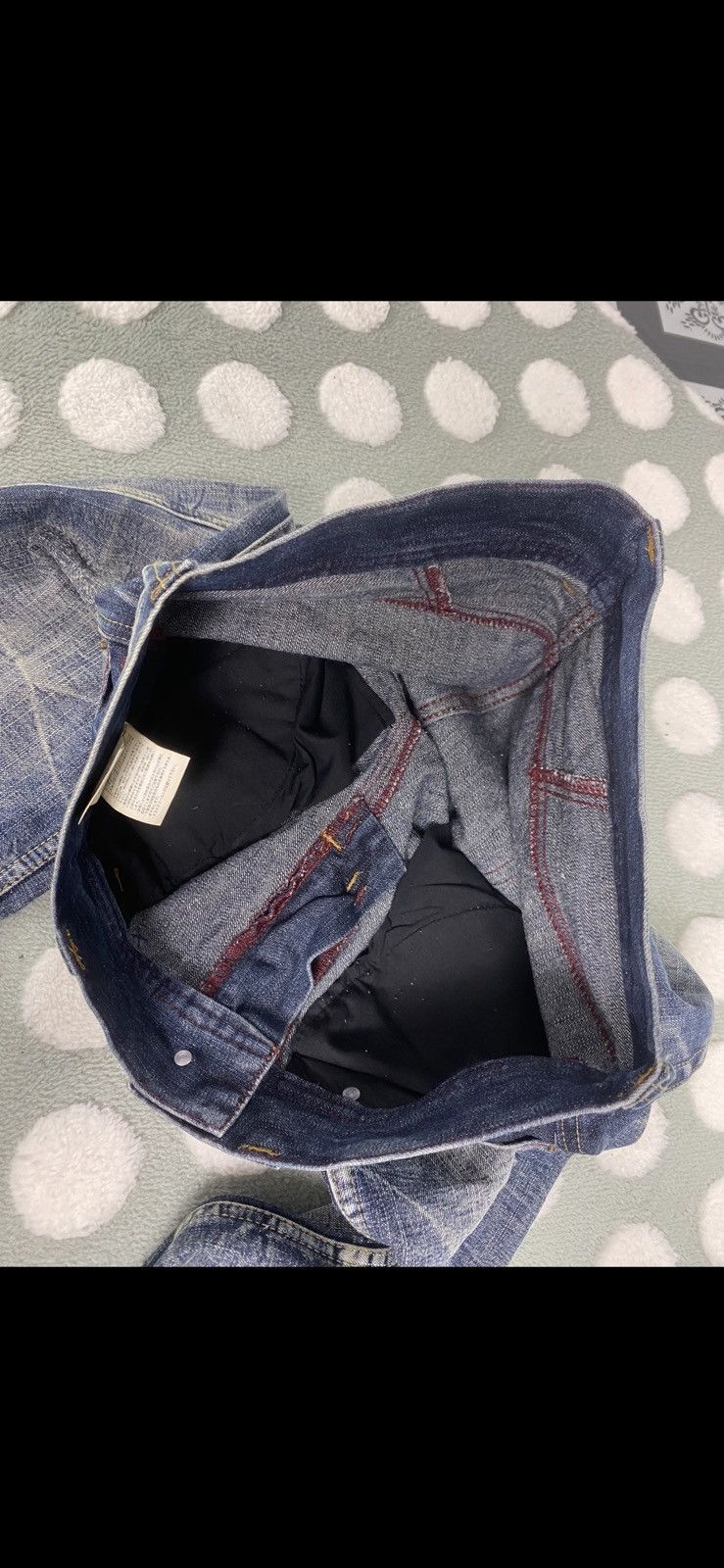 Japanese Brand 2000s Rare Japanese Acid Wash Denim Jeans Y2K Size US 34 / EU 50 - 15 Thumbnail