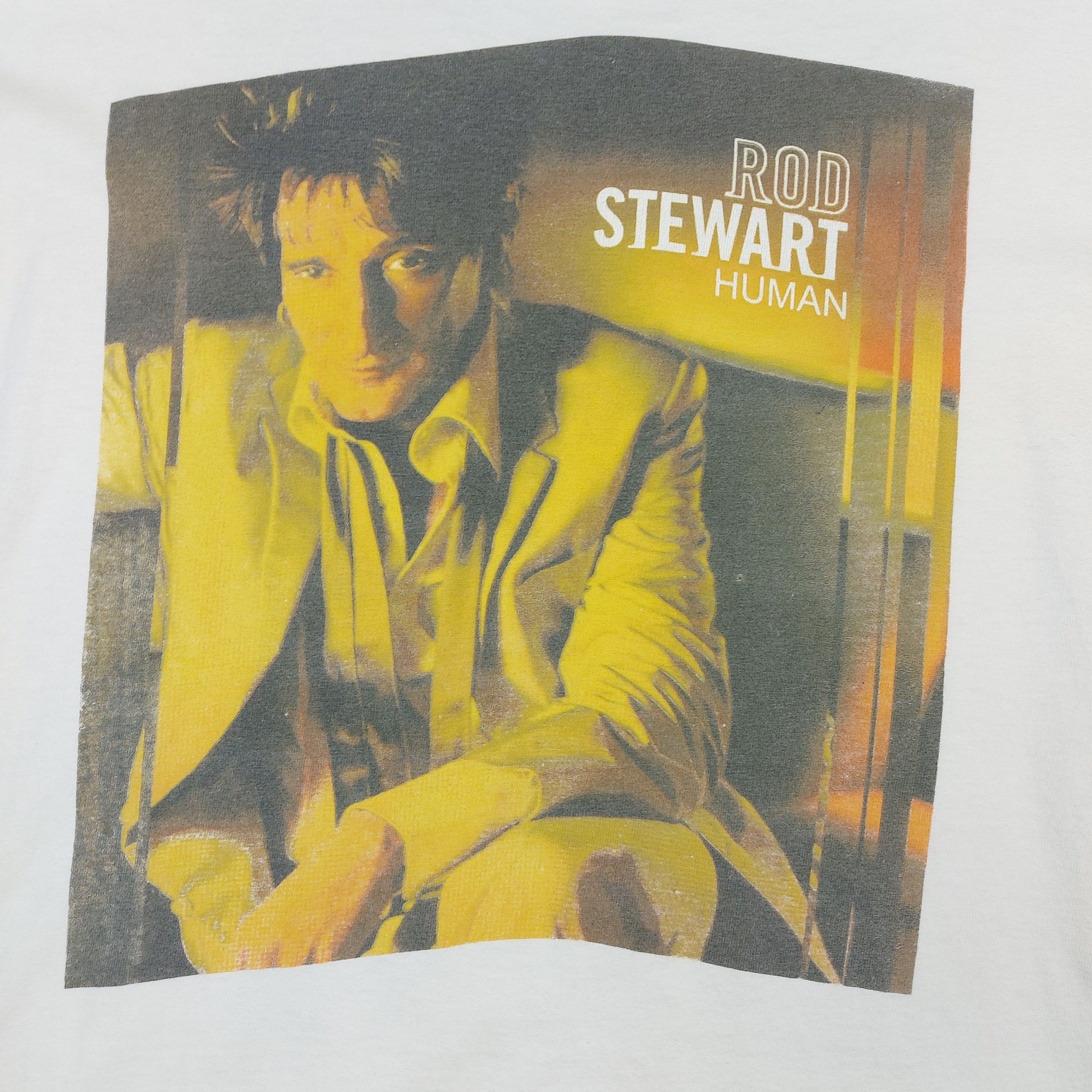 Band Tees Vintage 2001 Rod Stewart Human Tour Double-Sided TEE Size US XL / EU 56 / 4 - 4 Thumbnail