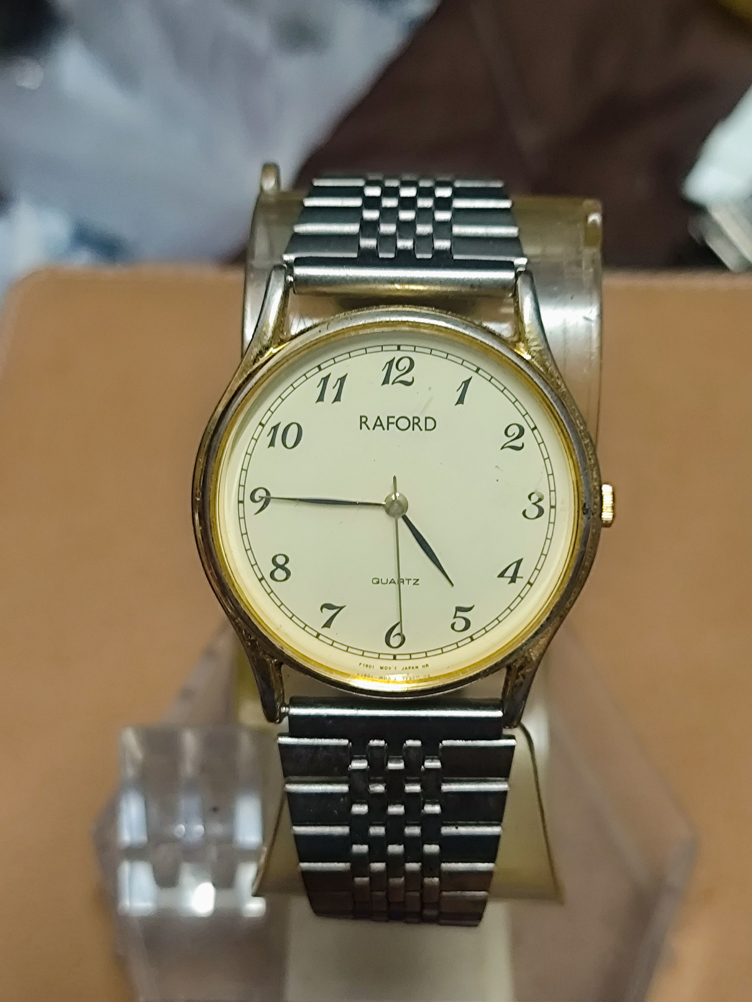 Vintage Vintage 💥 RAFORD QUARTZ JAPAN WATCH (ALL STAINLESS STEEL) Size ONE SIZE - 2 Thumbnail