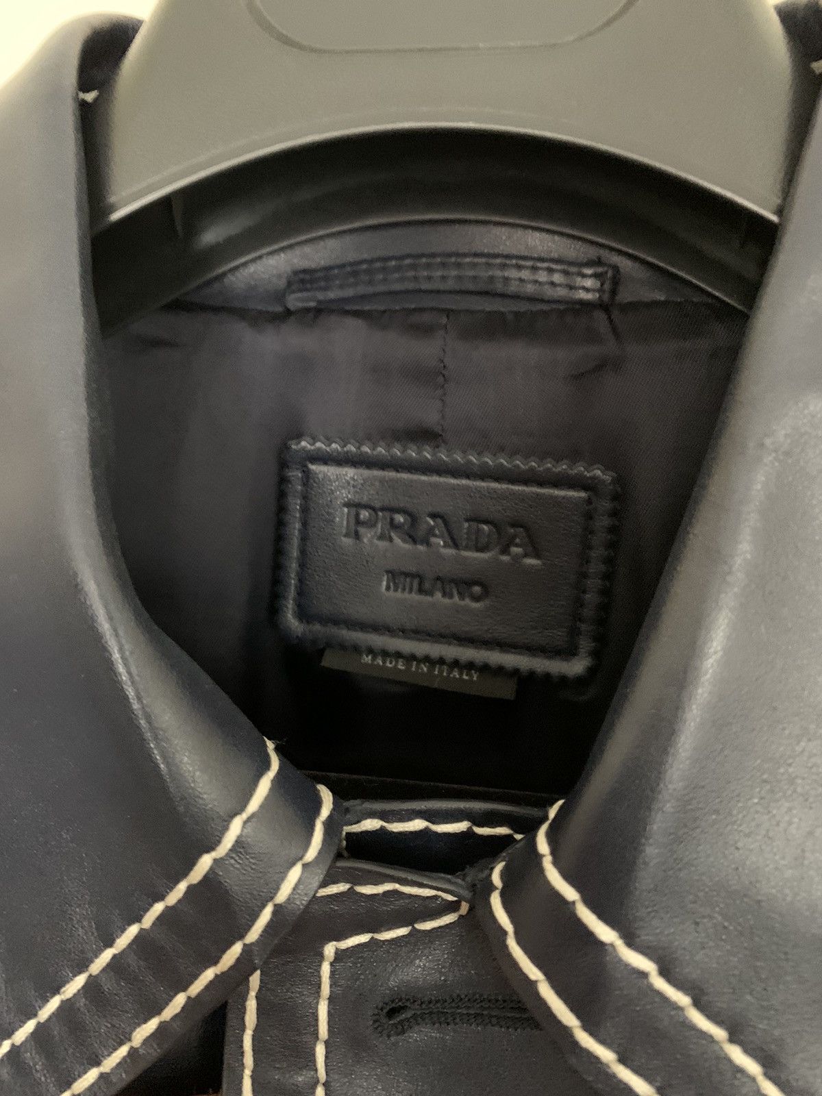 Prada Iconic Prada Leather Coat Size US S / EU 44-46 / 1 - 4 Thumbnail