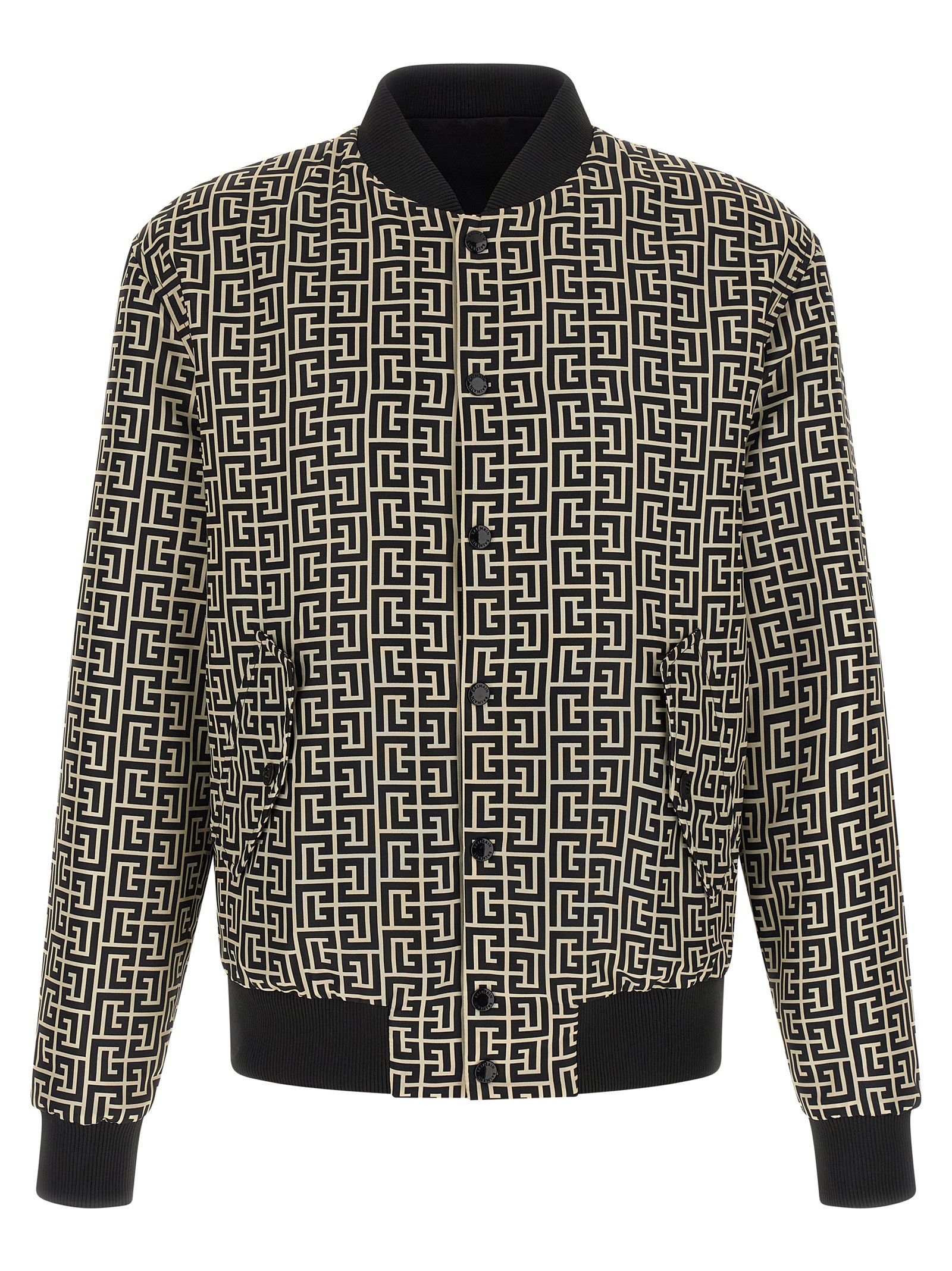 Balmain 'Monogram' reversible bomber jacket Size US L / EU 52-54 / 3 - 1 Thumbnail
