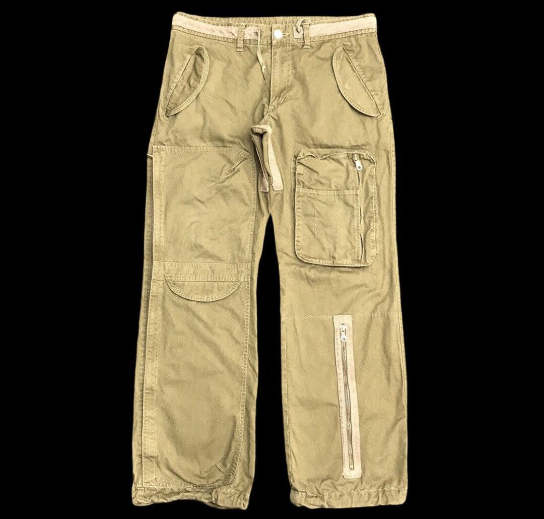 Japanese Brand AAOW Japan Very Rare Archival Multipockets Zipper Pant Size US 32 / EU 48 - 1 Thumbnail