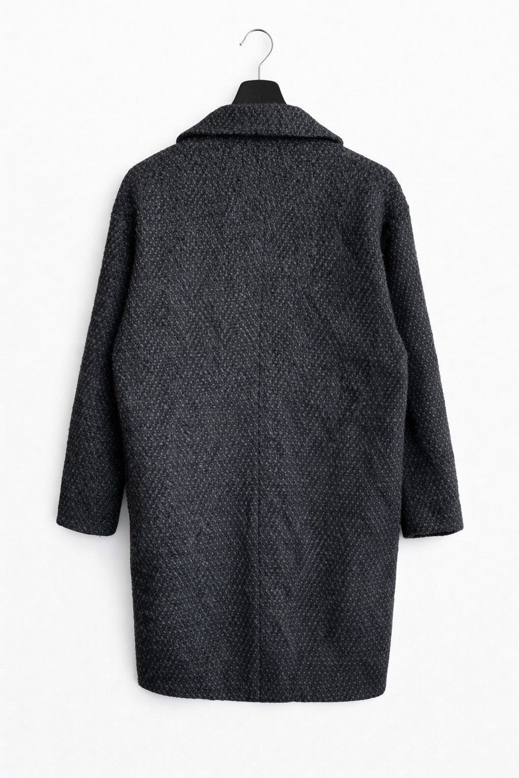 Japanese Brand RULE Wool Blend Textured Overcoat – Japanese Brand Classic Size S / US 4 / IT 40 - 2 Thumbnail