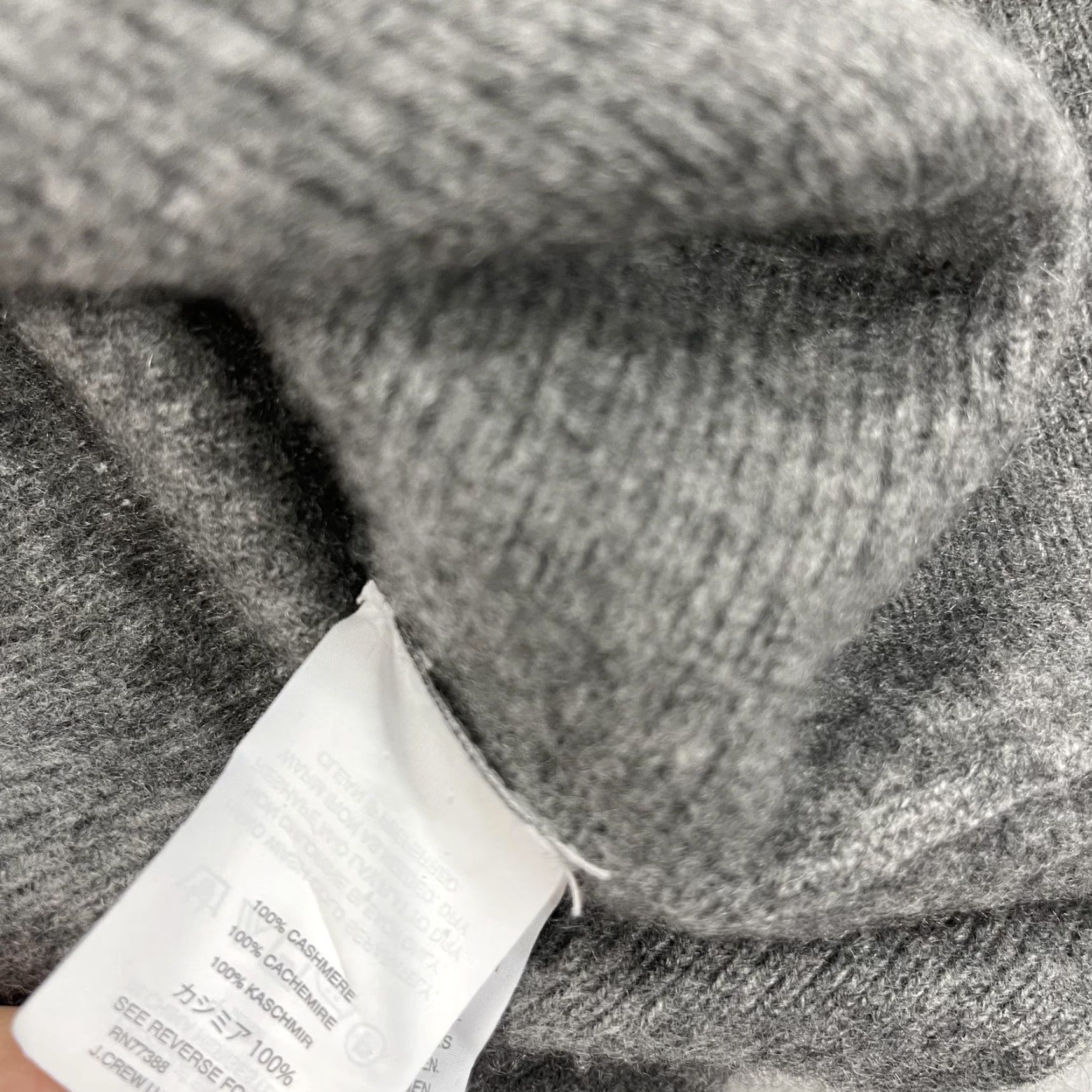 J.Crew J.CREW Collection Sweater Womens XS Gray 100% Cashmere Boat Neck Tunic Knit Crewneck Lightweight Casual Size XS / US 0-2 / IT 36-38 - 4 Thumbnail