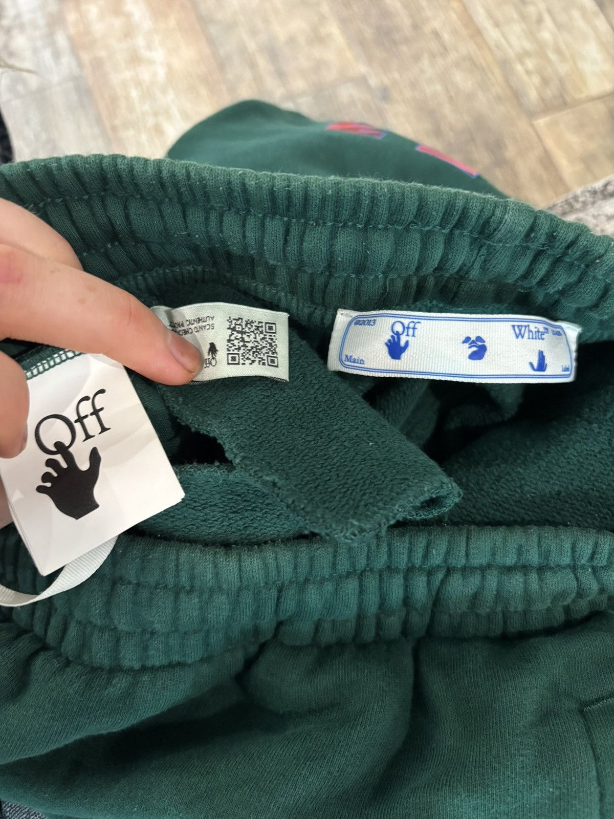 Off-White Green Arrows Sweatsuit Hoodie and Pants M Size US M / EU 48-50 / 2 - 7 Thumbnail