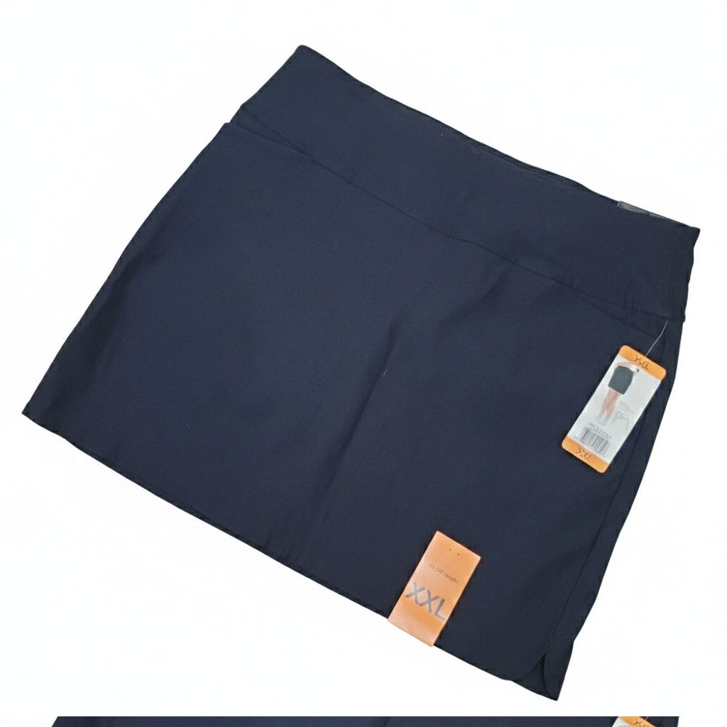 Other S.C.&Co. Size XXL Skort Black Stretchy Skirt Shorts Pockets Size 42" / US 20 - 1 Thumbnail
