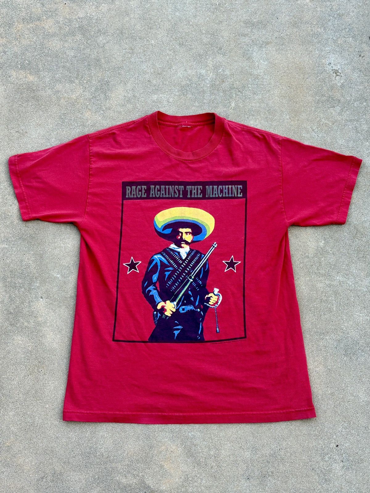 RAGE AGAINST THE MACHINE TシャツLサイズ　giant 00's giant RAGE AGAINST THE MACHINE 両面プリント Tシャツ
