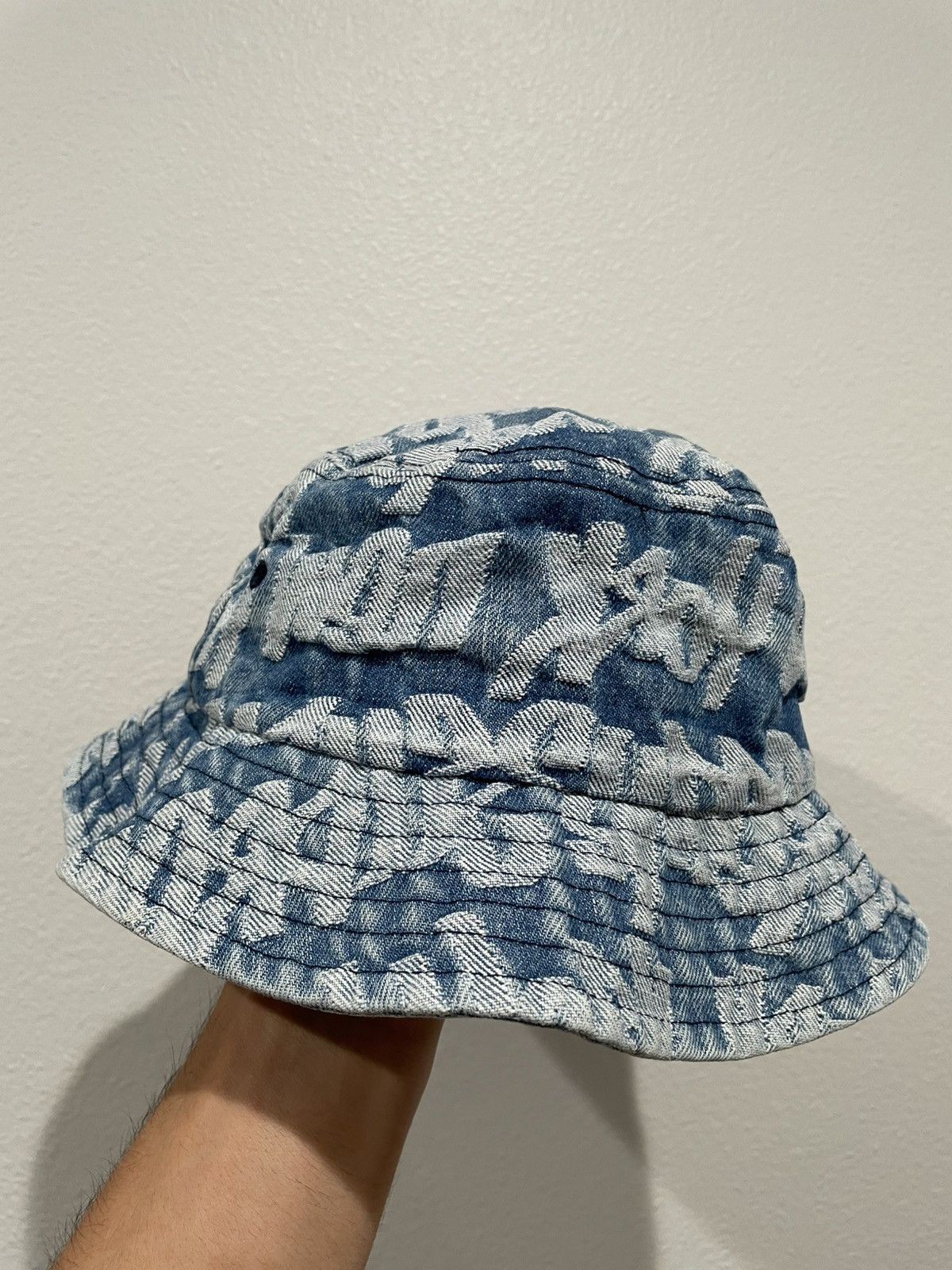 Supreme Supreme Fat Tip Jacquard Denim Crusher Size ONE SIZE - 1 Thumbnail