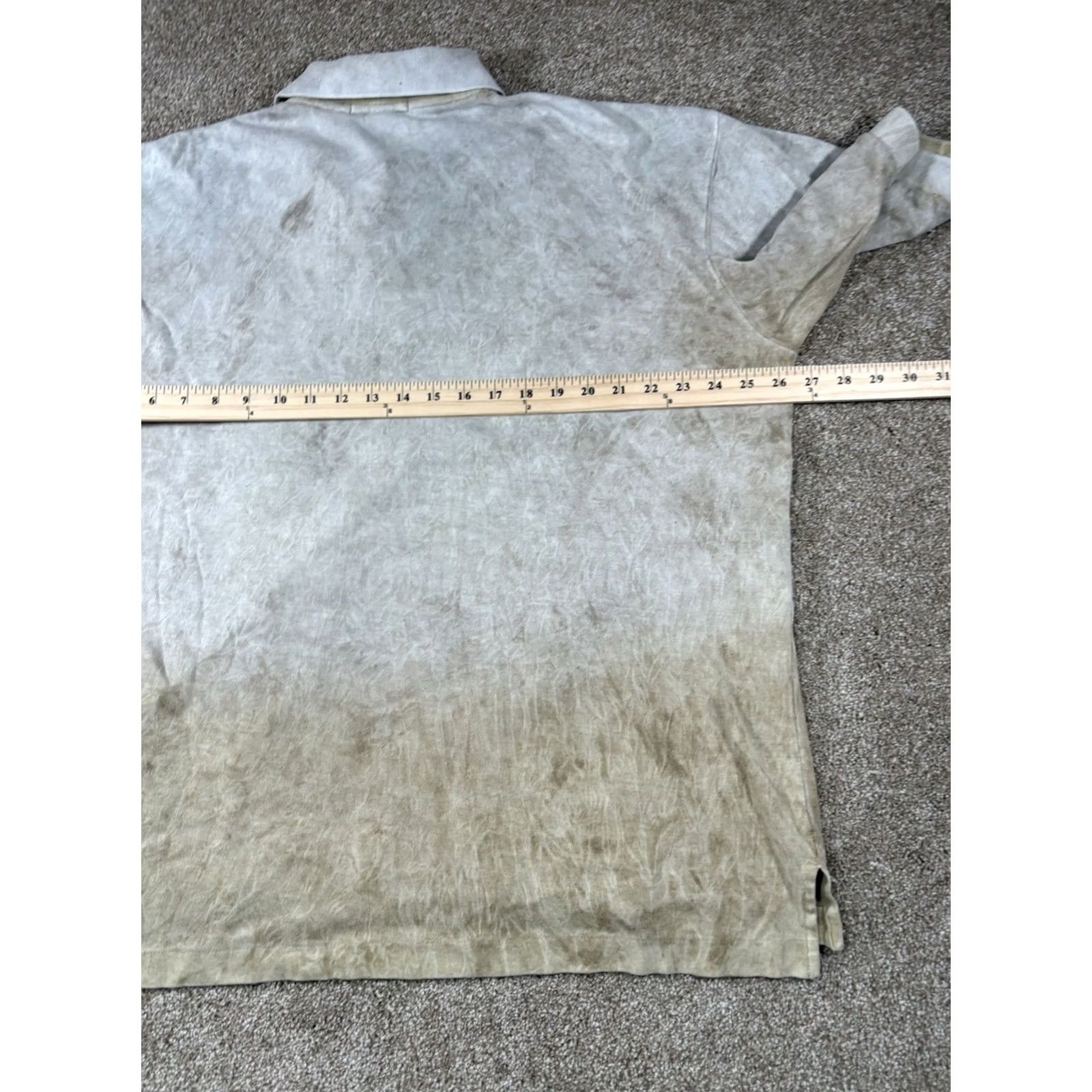Vintage VTG Pebble Beach Golf Polo Shirt Beige Brushed Dye Fairways Golf • Size Large Size US L / EU 52-54 / 3 - 8 Thumbnail