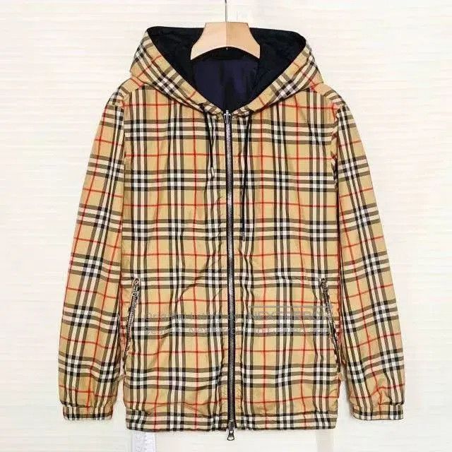 Burberry Burberry Vintage Reversible Check Hooded Jacket. Size US M / EU 48-50 / 2 - 1 Thumbnail