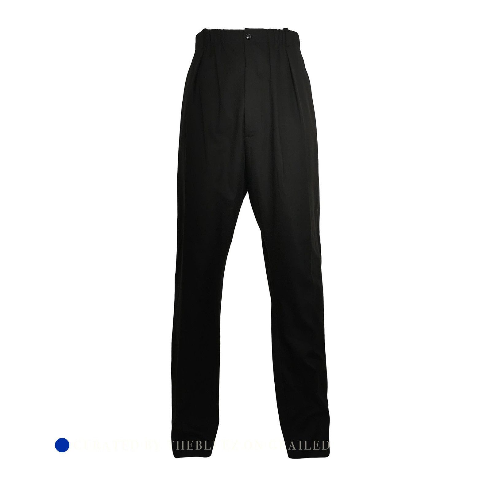 Saint Laurent Paris Elegant Black Wool Casual Pants Size US 32 / EU 48 - 1 Thumbnail