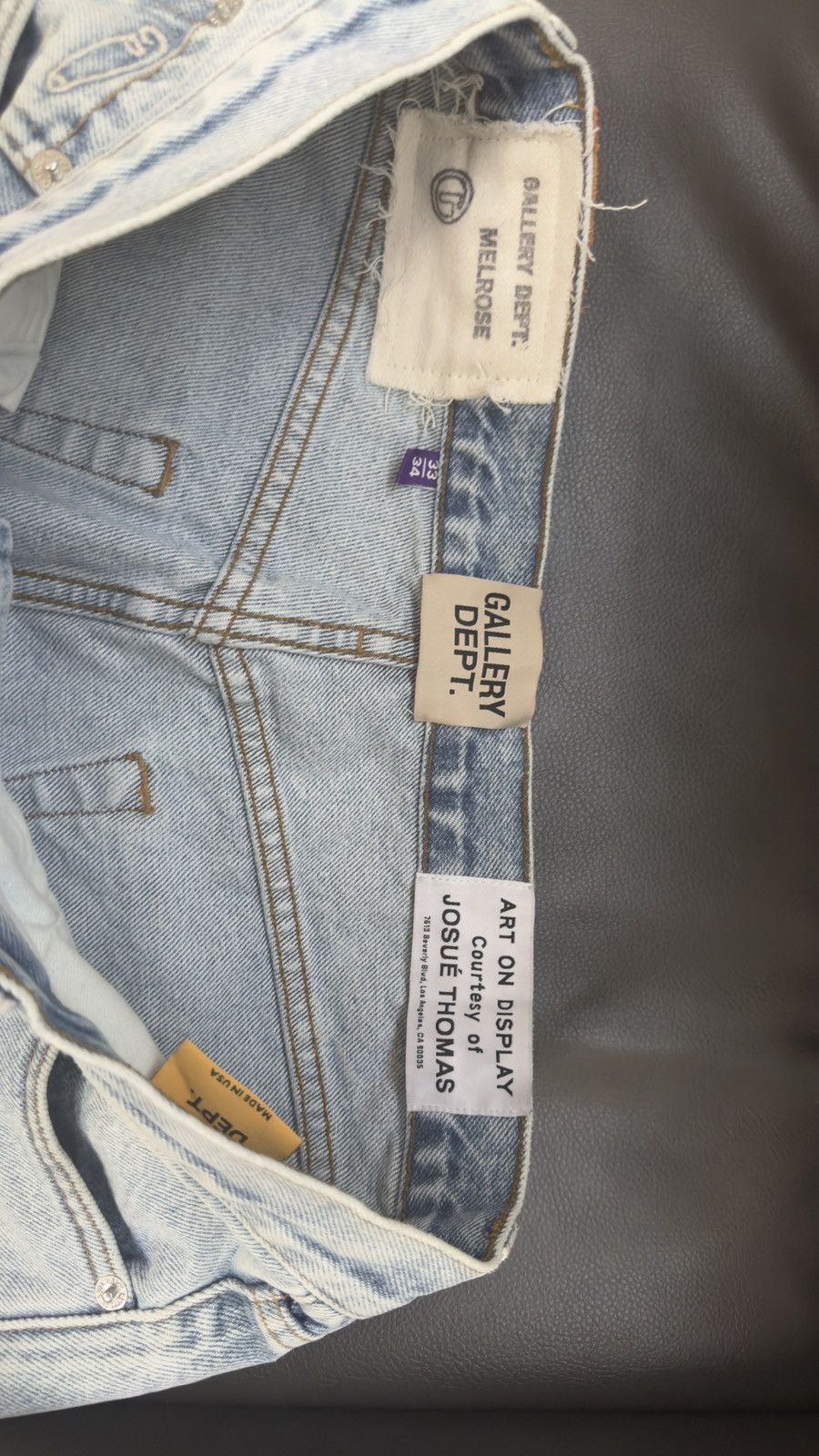 Gallery Dept. Gallery dept Melrose denim jeans - size 33 Size US 33 - 5 Thumbnail