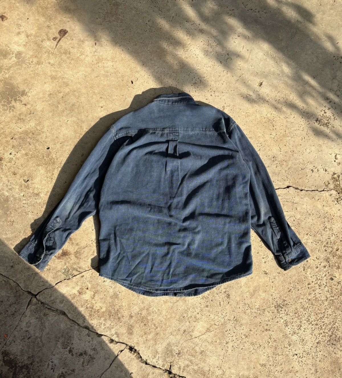 L.L. Bean vintage L.L. Bean Sashiko weave shirt button down 90s Size US M / EU 48-50 / 2 - 2 Thumbnail