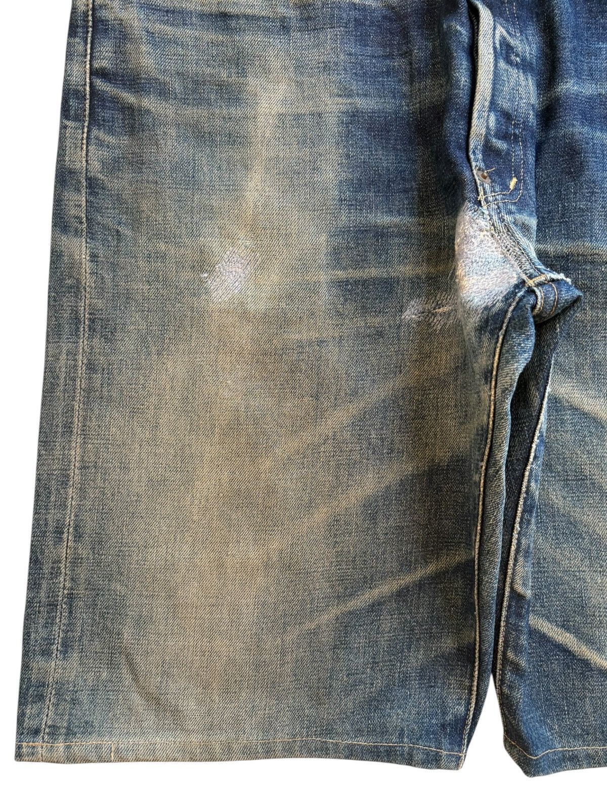 Levi's Vintage 80s Levis 702 Big E Selvedge Jean Shorts Jorts Size US 36 / EU 52 - 9 Thumbnail
