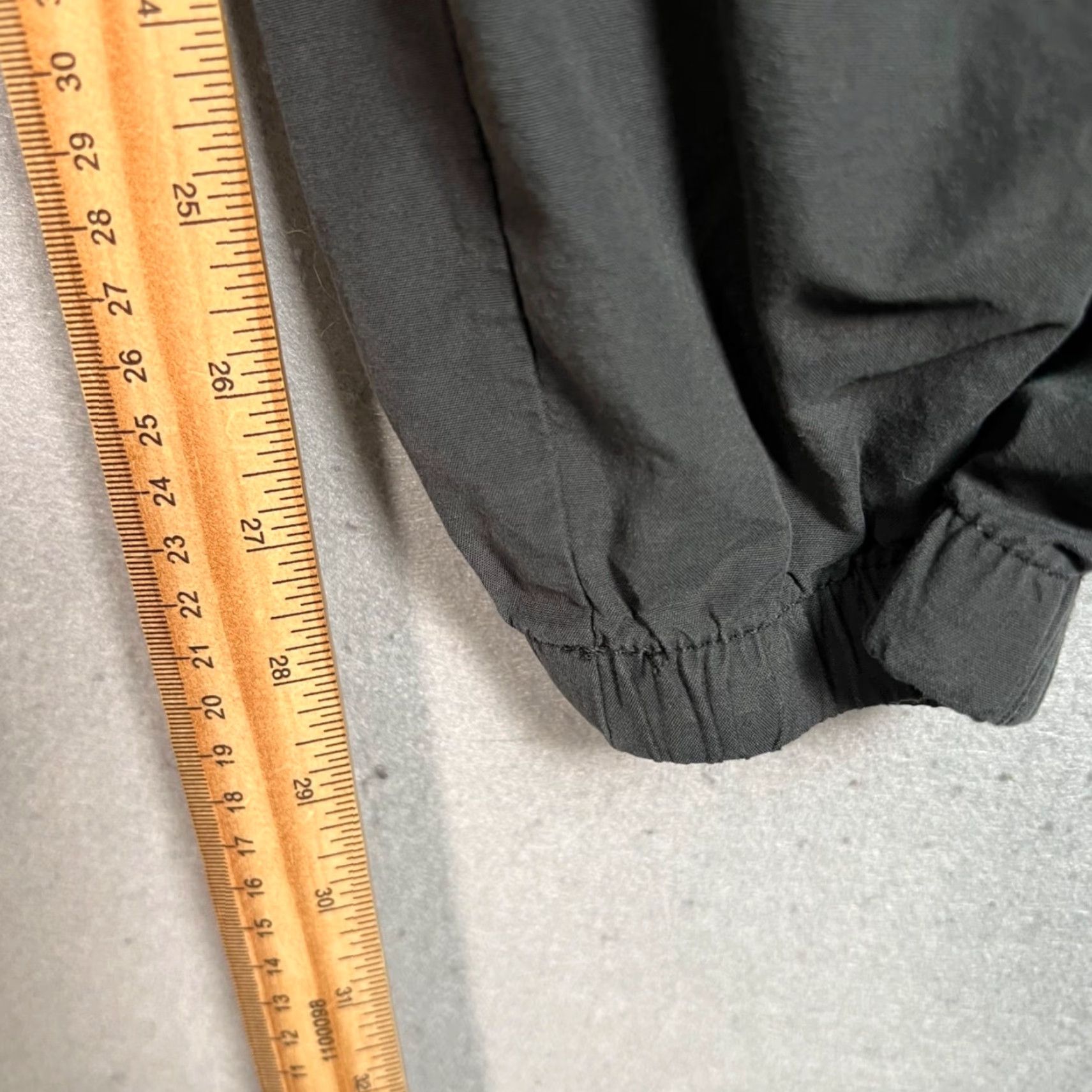 Vintage Standard Cloth Womens Cargo Jogger Pants M Black Cotton Blend Pockets 26in Inseam 29in Tapered Casual Vintage No Size 32" / US 10 / IT 46 - 7 Thumbnail