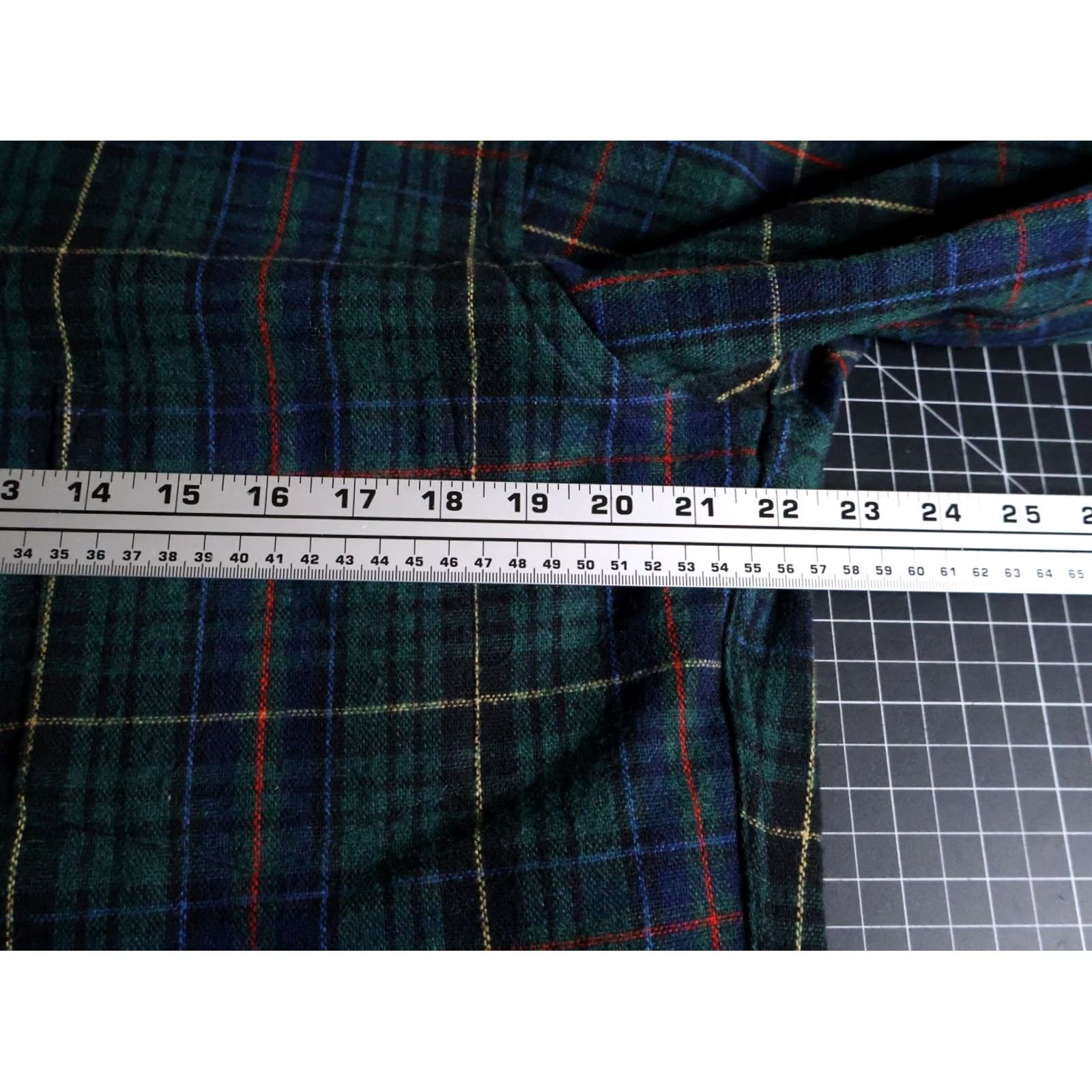 Vintage VTG 90s Sero Wool Blend Flannel Shirt Men's Medium Green Yellow Plaid Grunge Size US M / EU 48-50 / 2 - 5 Thumbnail