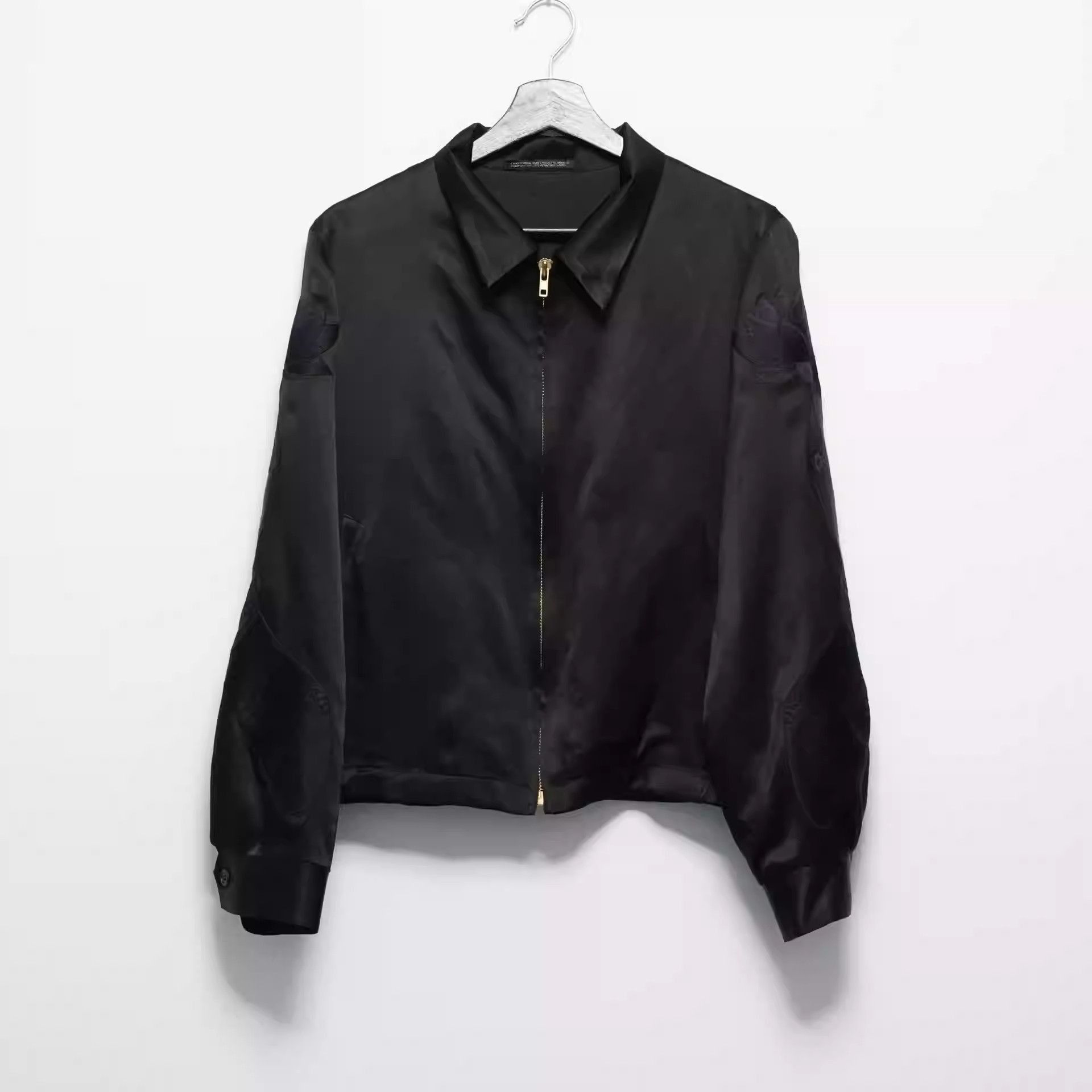 Yohji Yamamoto Yohji Yamamoto Lotus Buddha Hand Embroidered Silk Jacket-25 Size US S / EU 44-46 / 1 - 1 Thumbnail