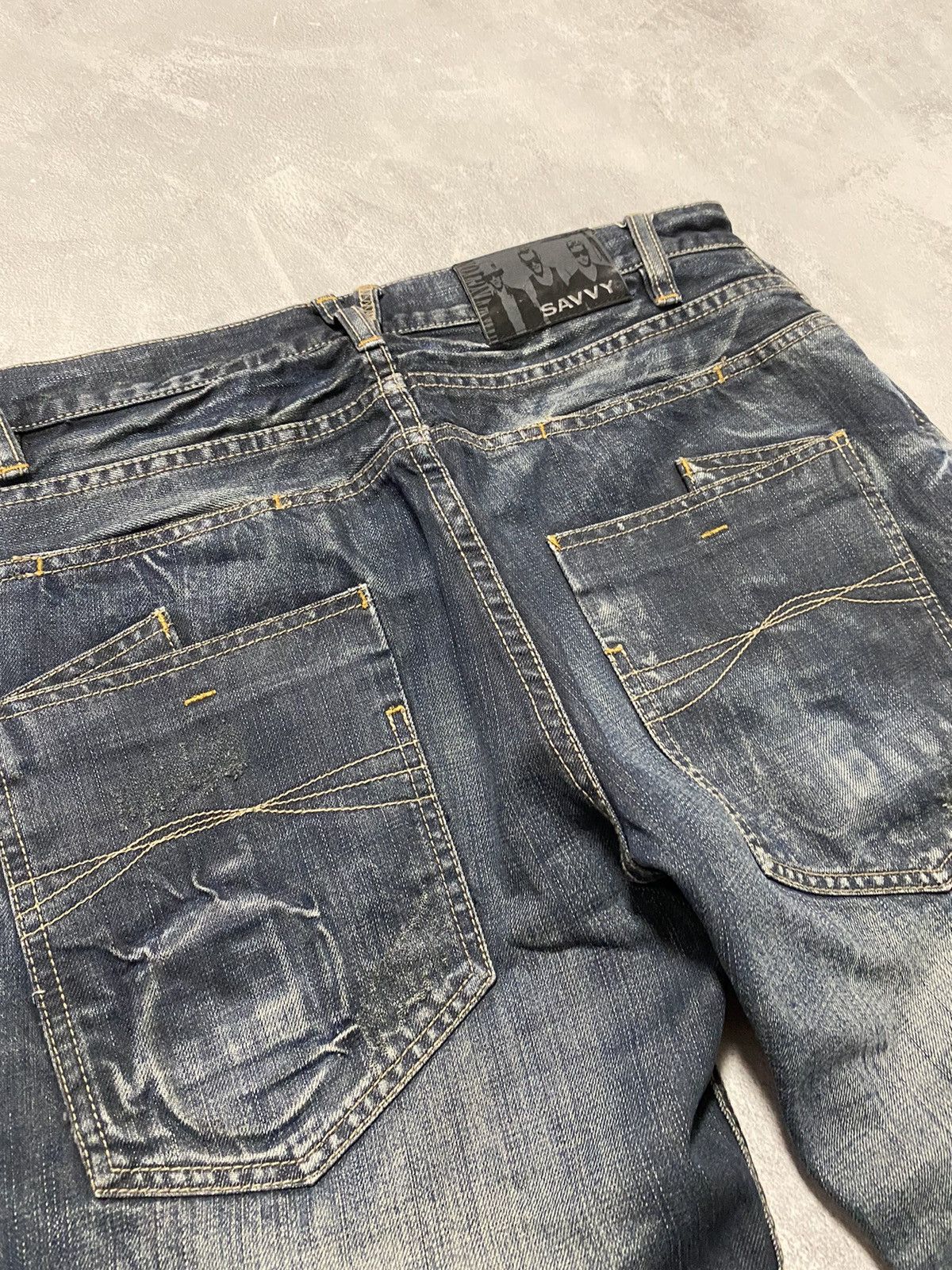 Hysteric Glamour Vintage 90s Jeans Pants SAVVY Revival Breaker Rock N Roll Size US 31 - 10 Thumbnail