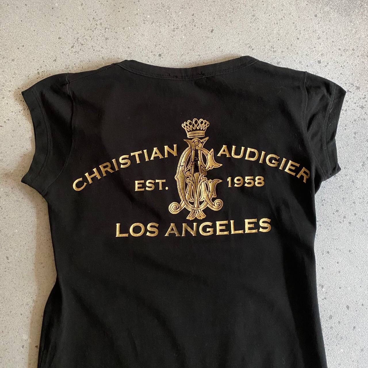 Christian Audigier × Ed Hardy Y2K CHRISTIAN AUDIGIER RHINESTONES VINTAGE T-SHIRT ED HARDY Size S / US 4 / IT 40 - 5 Thumbnail