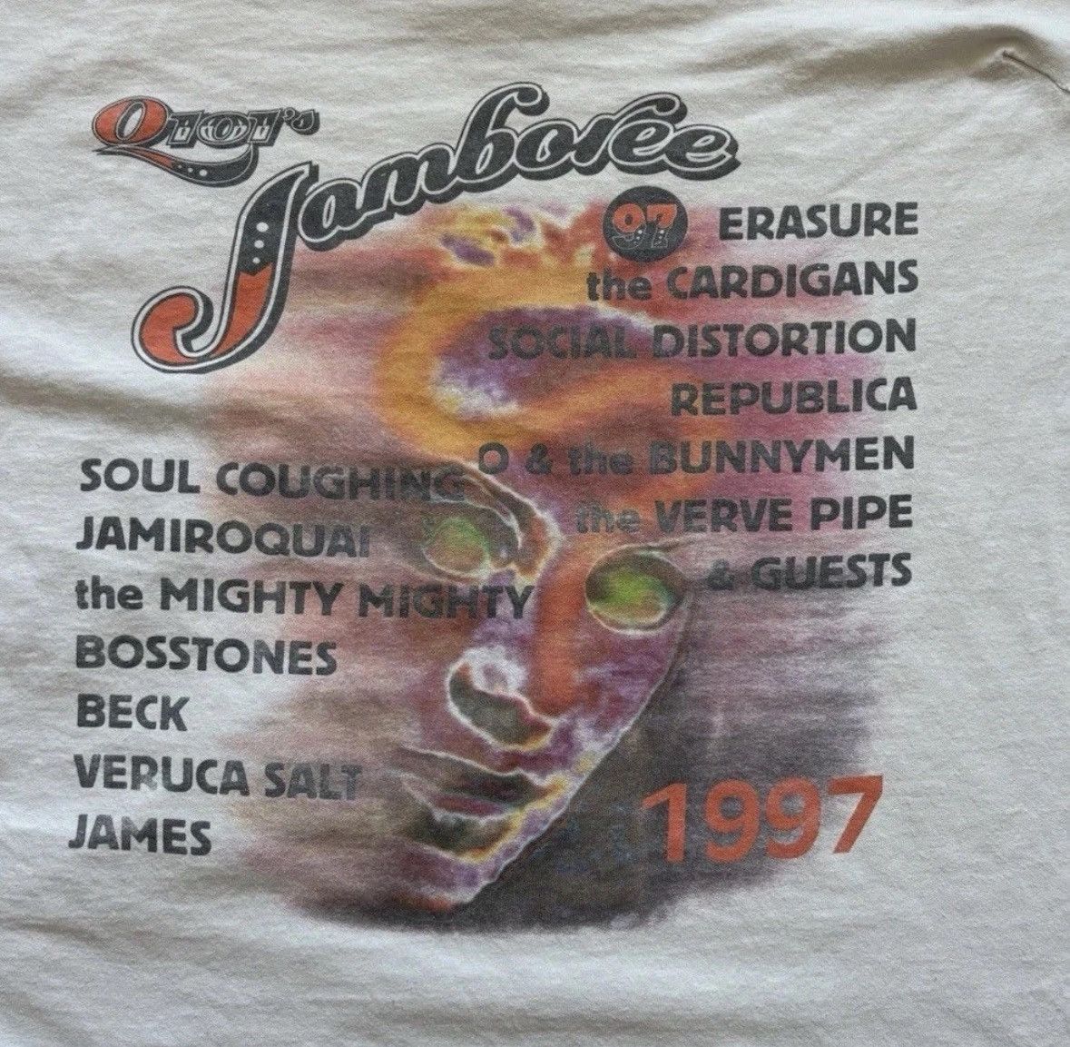 Band Tees × Vintage Vintage Q101’s Jamboree Band Tee Size XL Size US XL / EU 56 / 4 - 4 Thumbnail