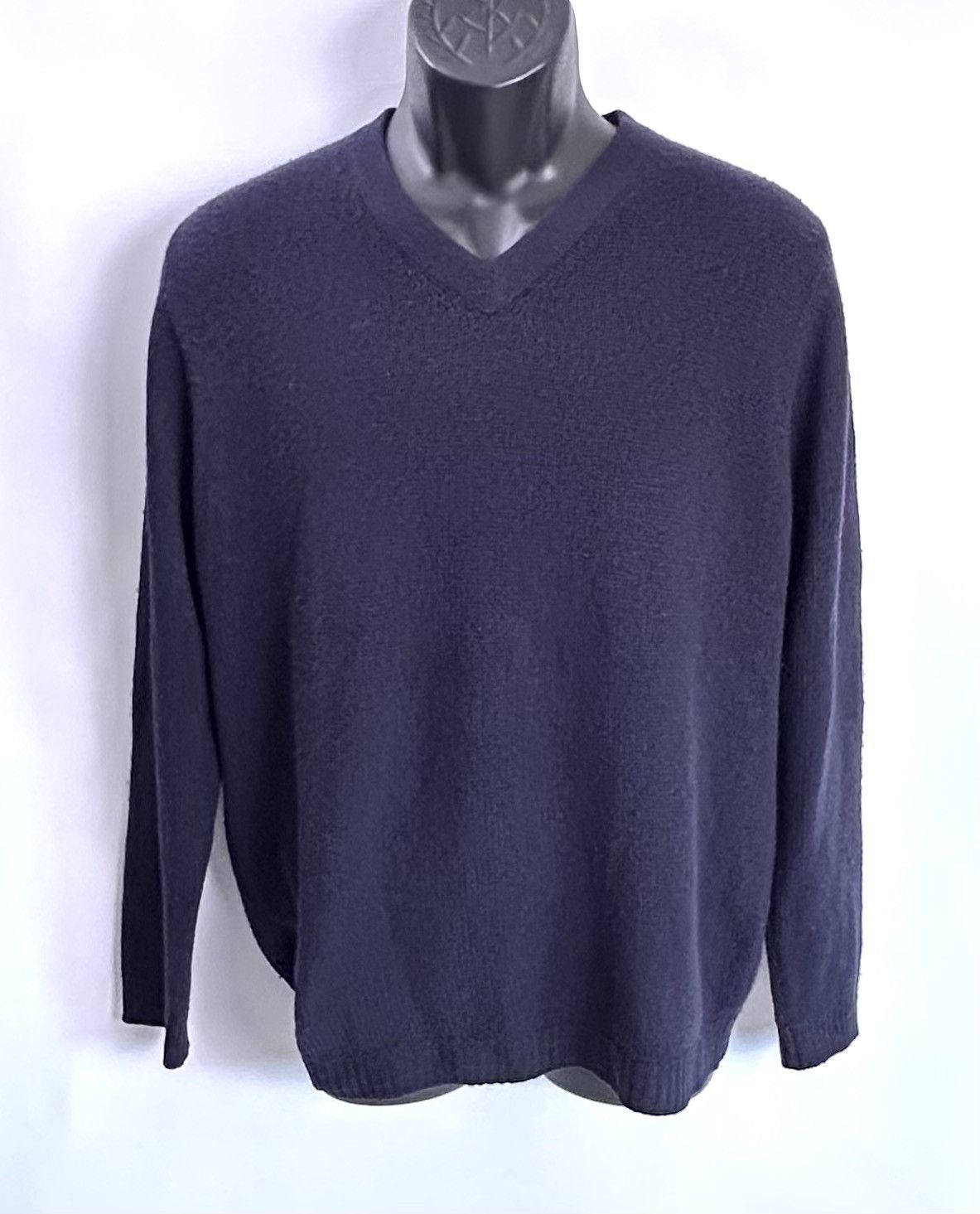 Prada Prada 100% Cashmere Navy Blue Sweater 52 XL Made in Italy Size US XL / EU 56 / 4 - 11 Thumbnail