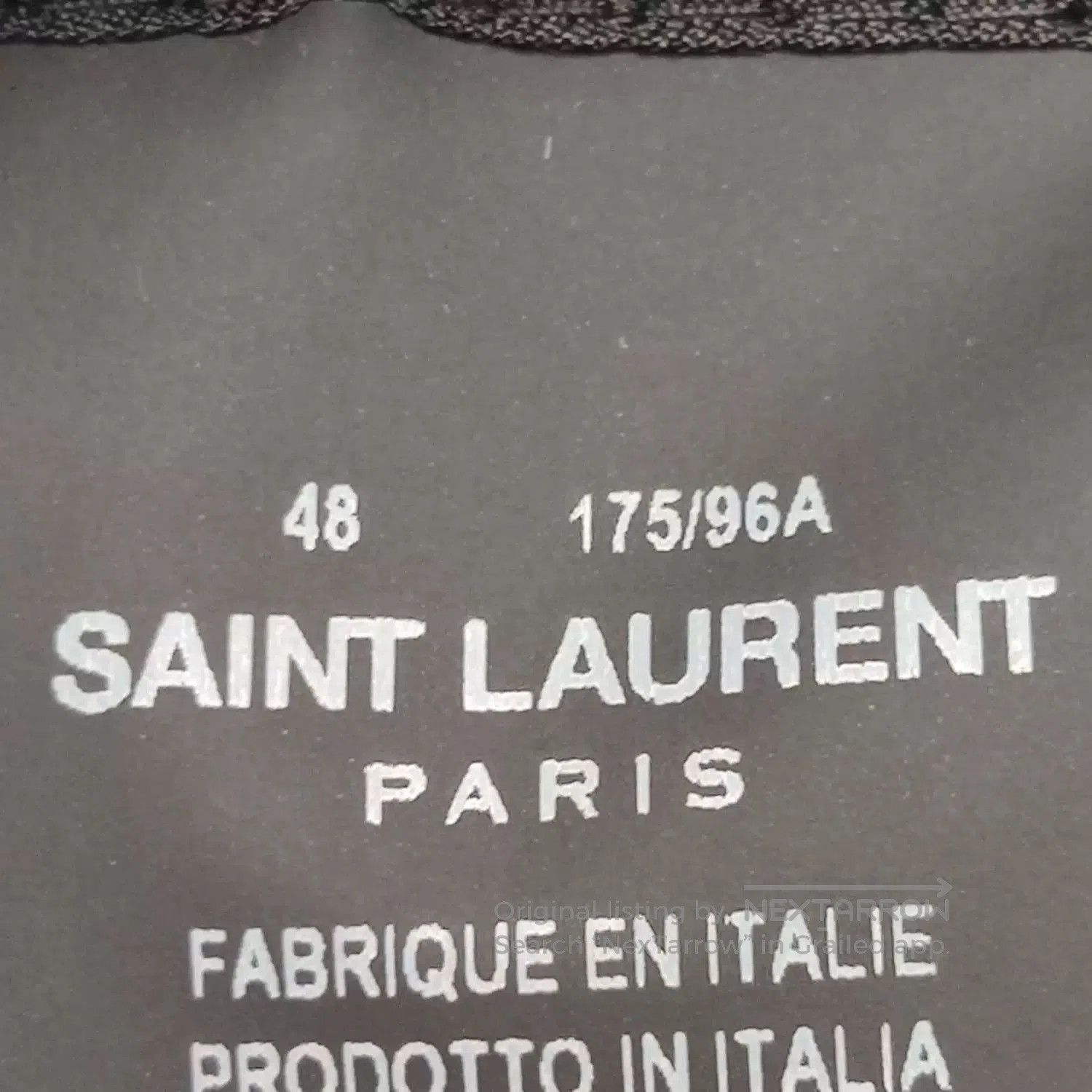 Saint Laurent Paris Saint Laurent Black Wool 3. Size US M / EU 48-50 / 2 - 7 Thumbnail